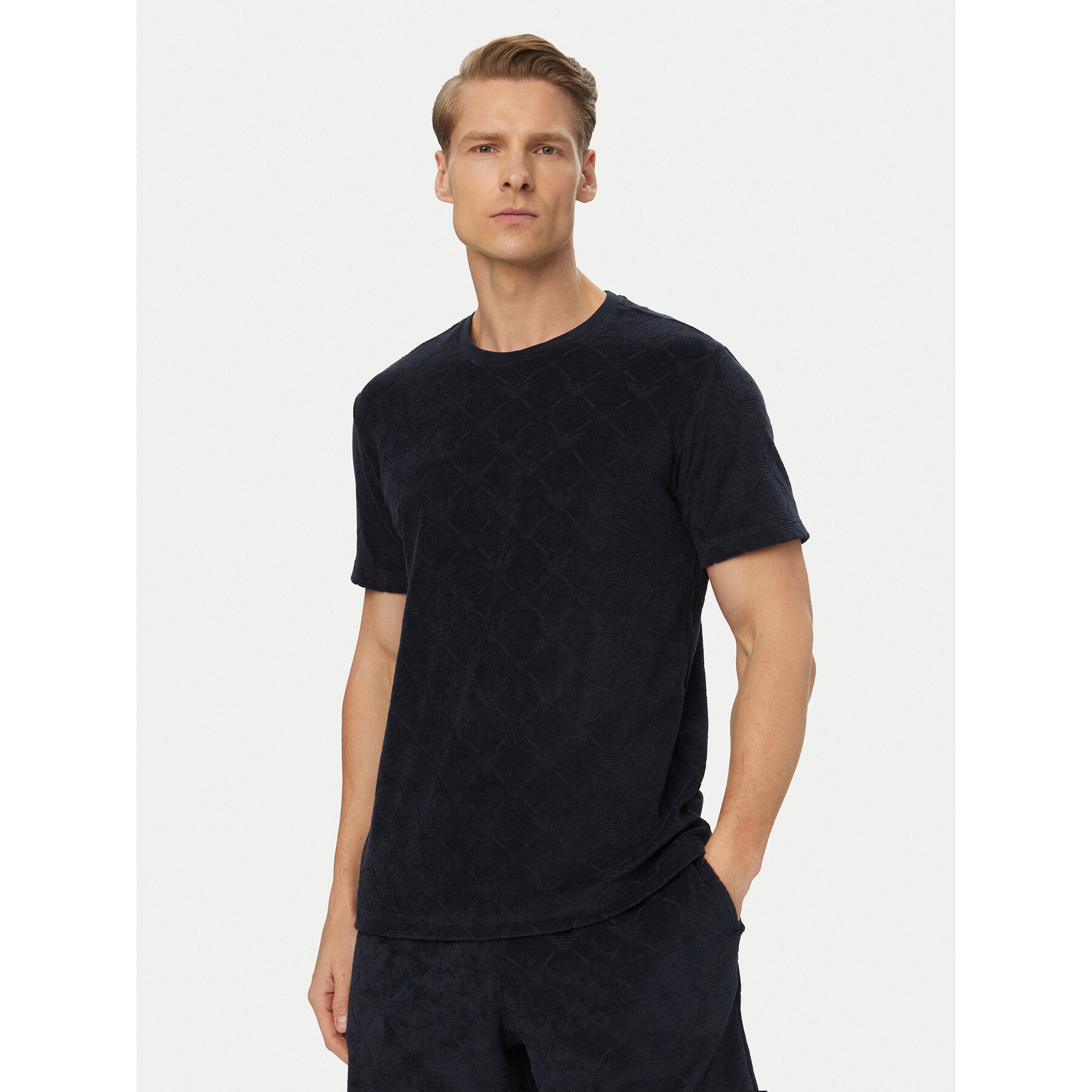 Emporio Armani T-shirt EM000692 AF20449 FB058 Tamnoplava Regular Fit