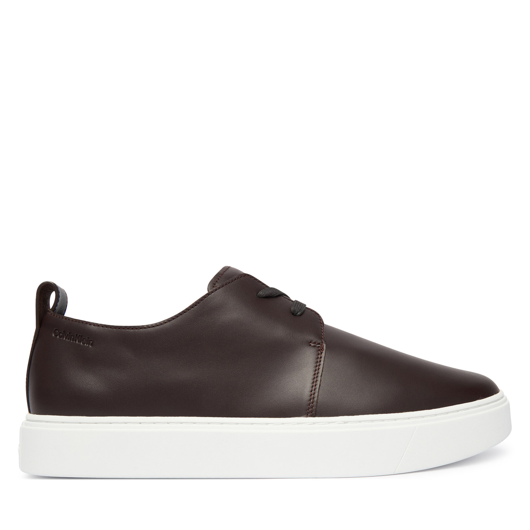 Superge Calvin Klein Hybrid Clean Cup Derby Lth HM0HM02011 Bordo rdeča