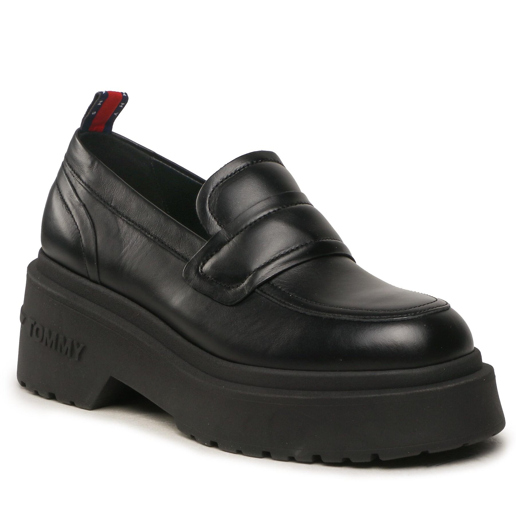 Čevlji brez vezalk Tommy Jeans Tjw Ava Loafer EN0EN02218 Black BDS