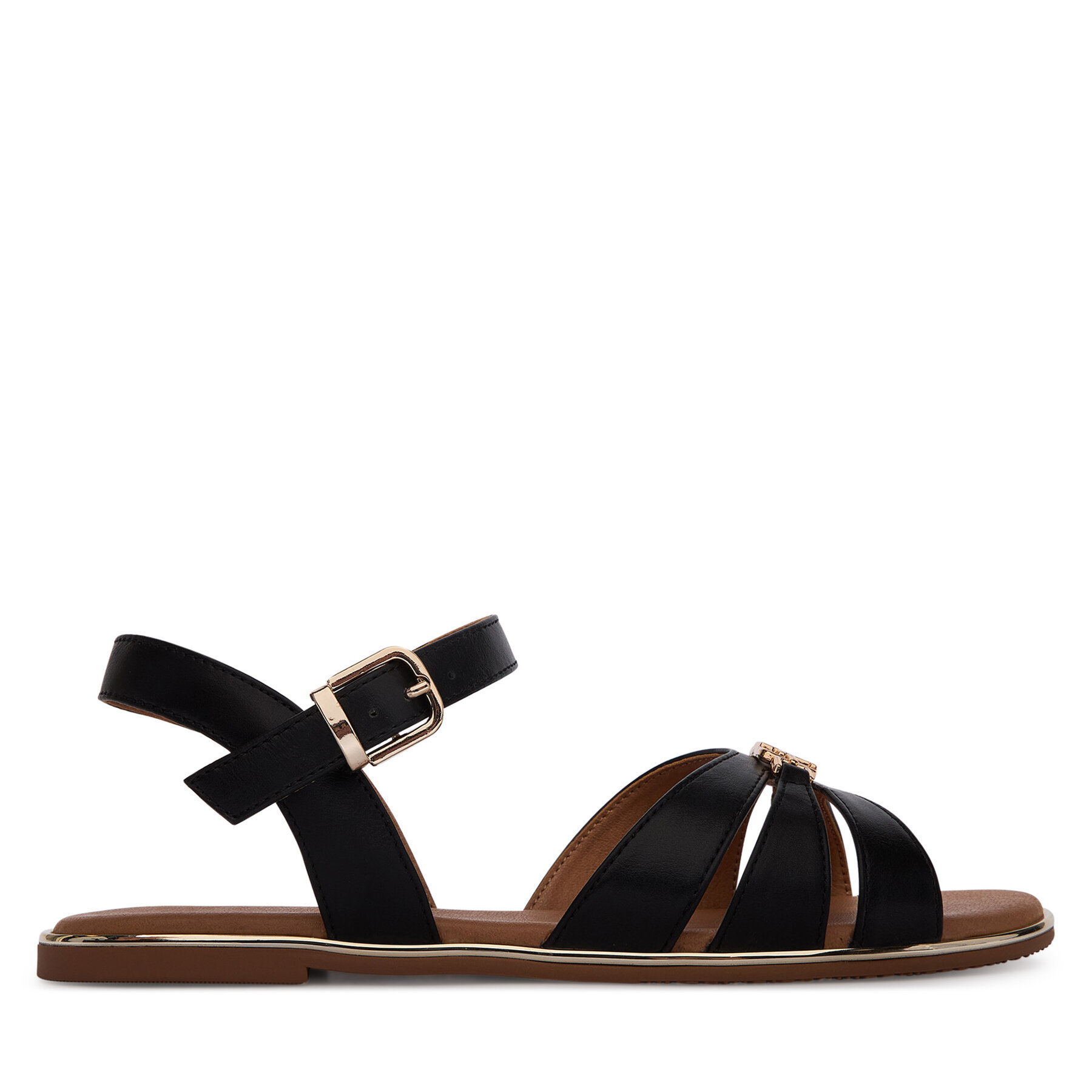 Sandále Tommy Hilfiger T3A2-34280-0326 S Čierna