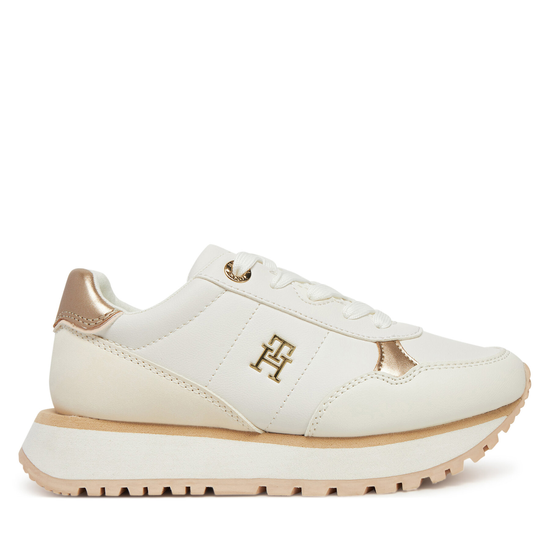 Snīkeri Tommy Hilfiger Low Cut Lace-Up Sneaker T3A9-33759-1355 M Balts