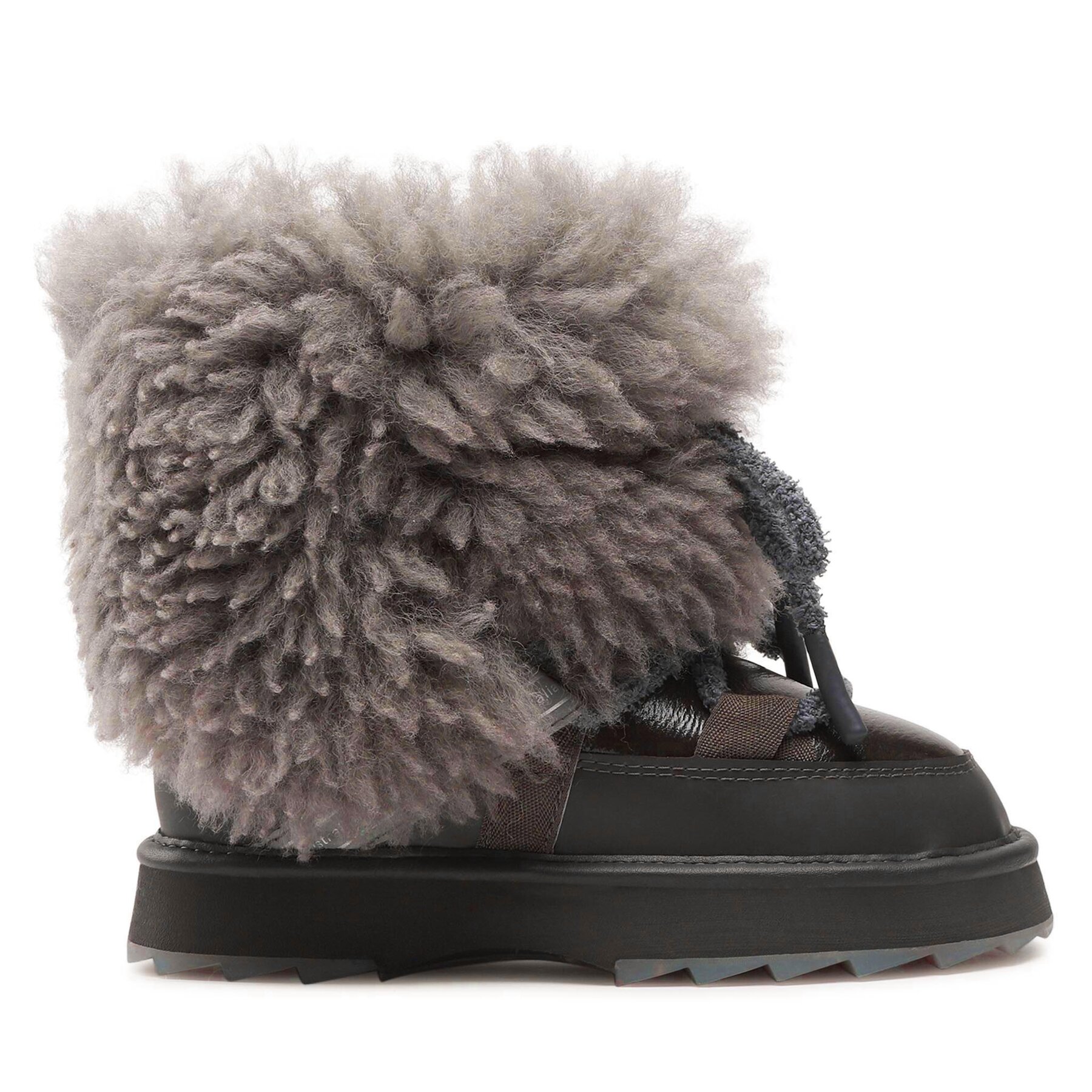 Škornji za sneg EMU Australia Blurred Glossy W12812 Charcoal/Anthracite