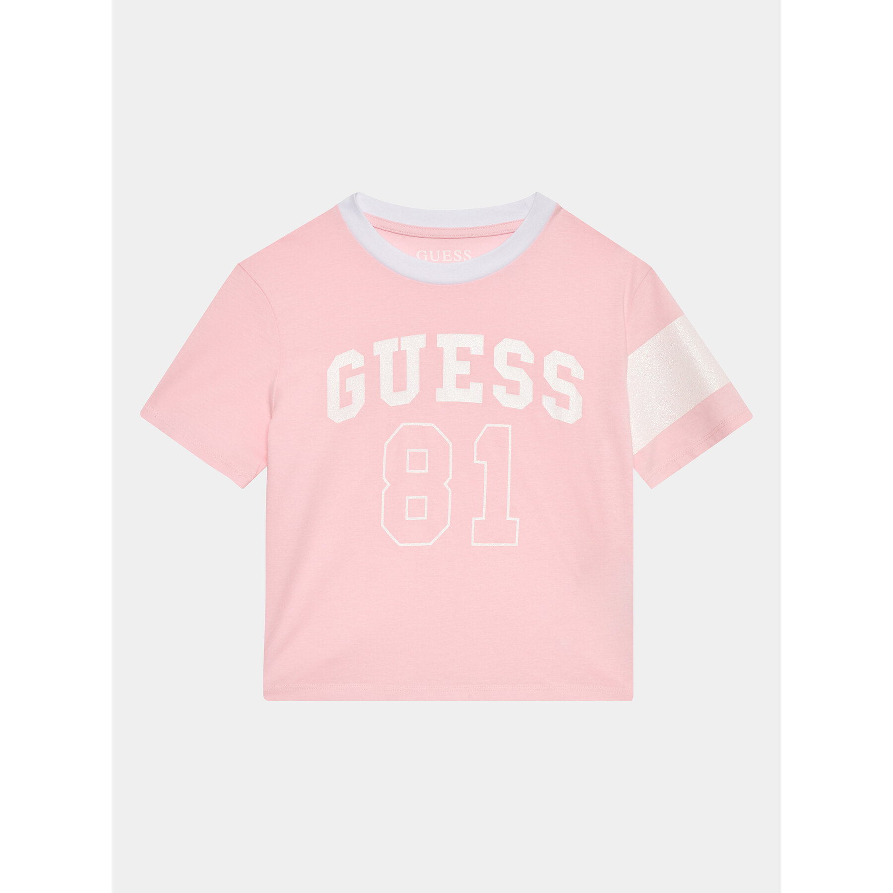 Guess T-Shirt J3YI07 K8HM4 Ροζ Regular Fit
