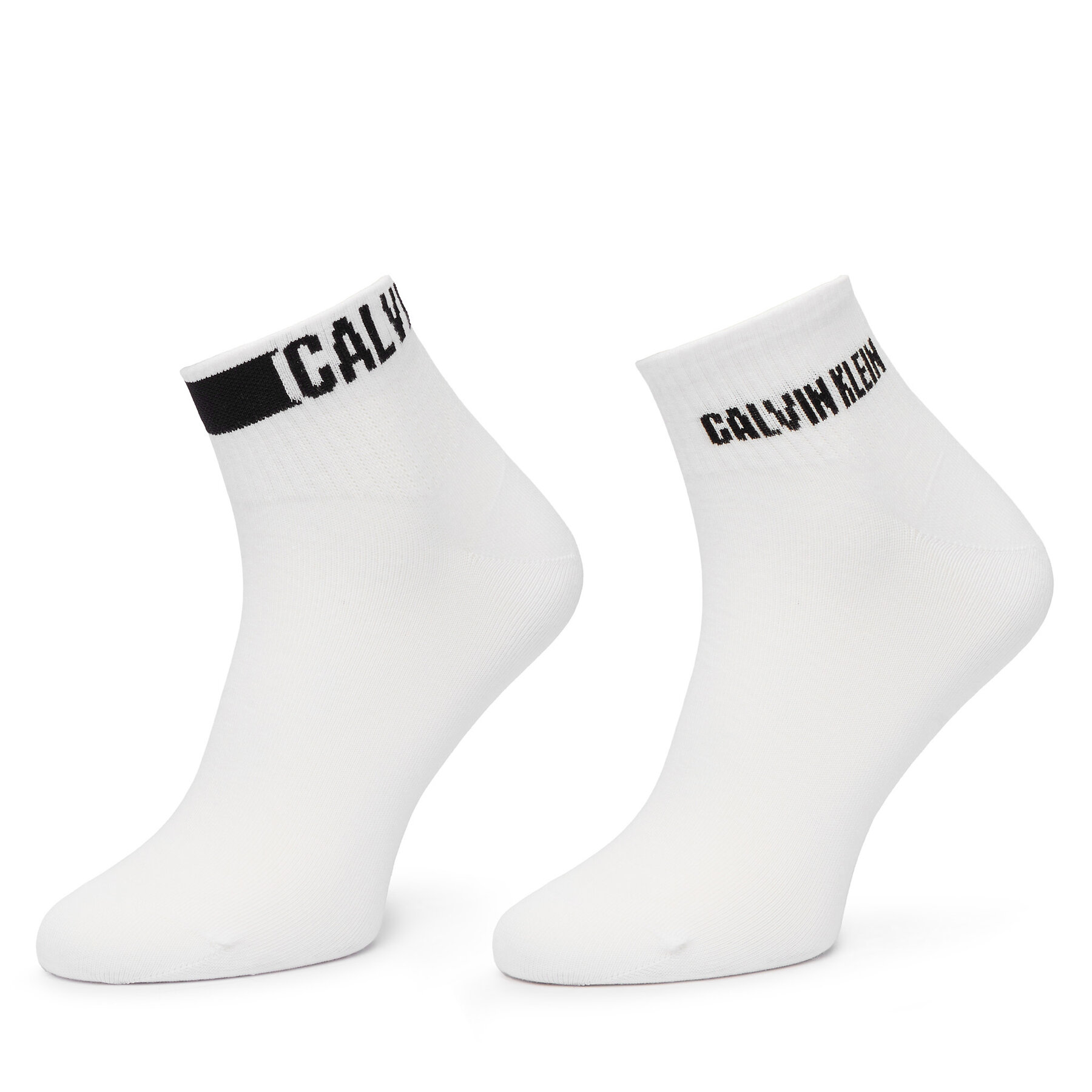 Duge čarape Calvin Klein 701241735 Bijela