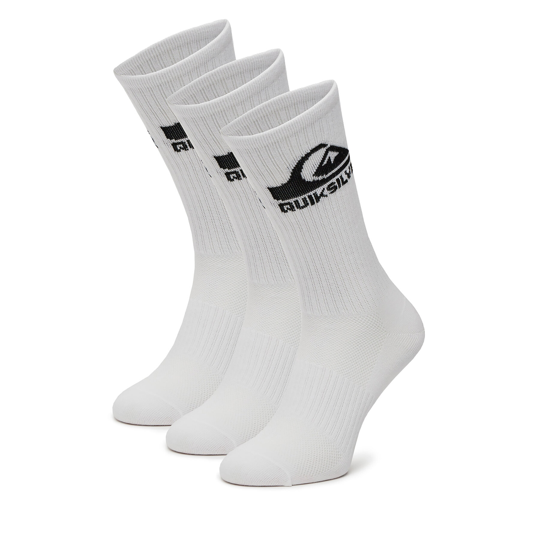 Męskie Skarpety Quiksilver, Rozmiar 43-46 Biały AS_QUIKSILVER-101W_SS25 (3-PACK)