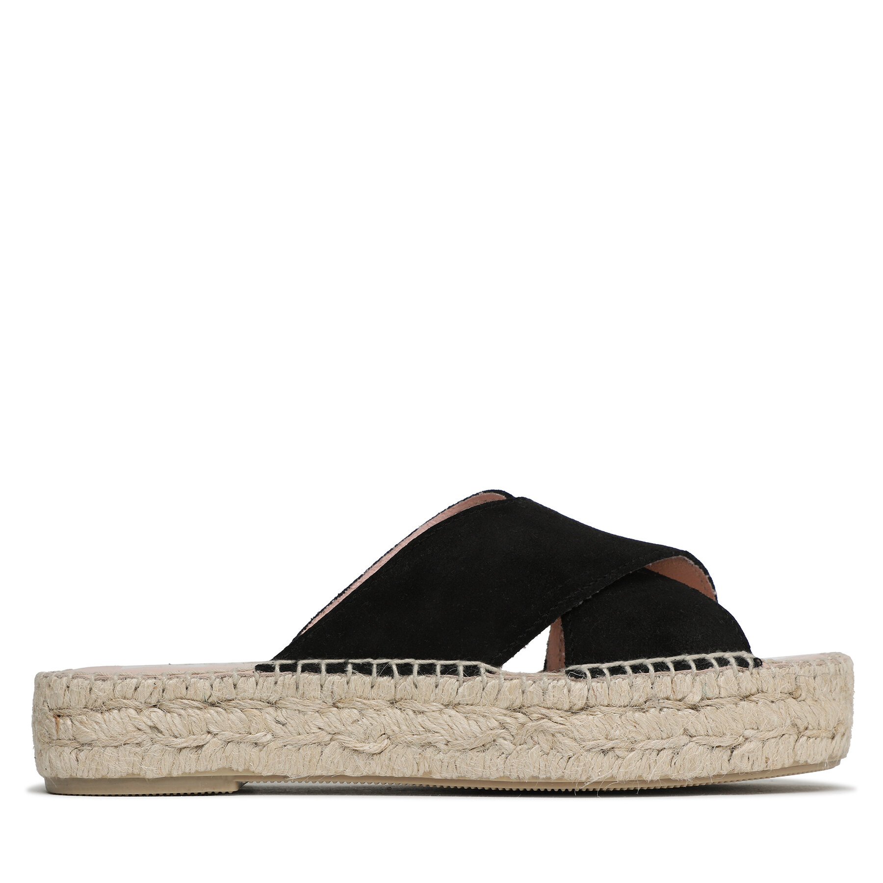 Espadrilky Manebi Double Sole X Bands Sandals K 1.0 DX Čierna