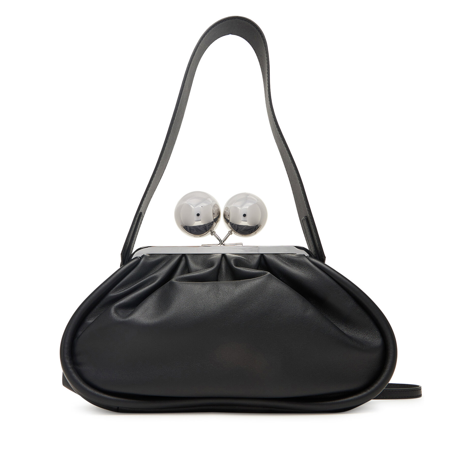 Ročna torba Weekend Max Mara 2525516025600 Črna