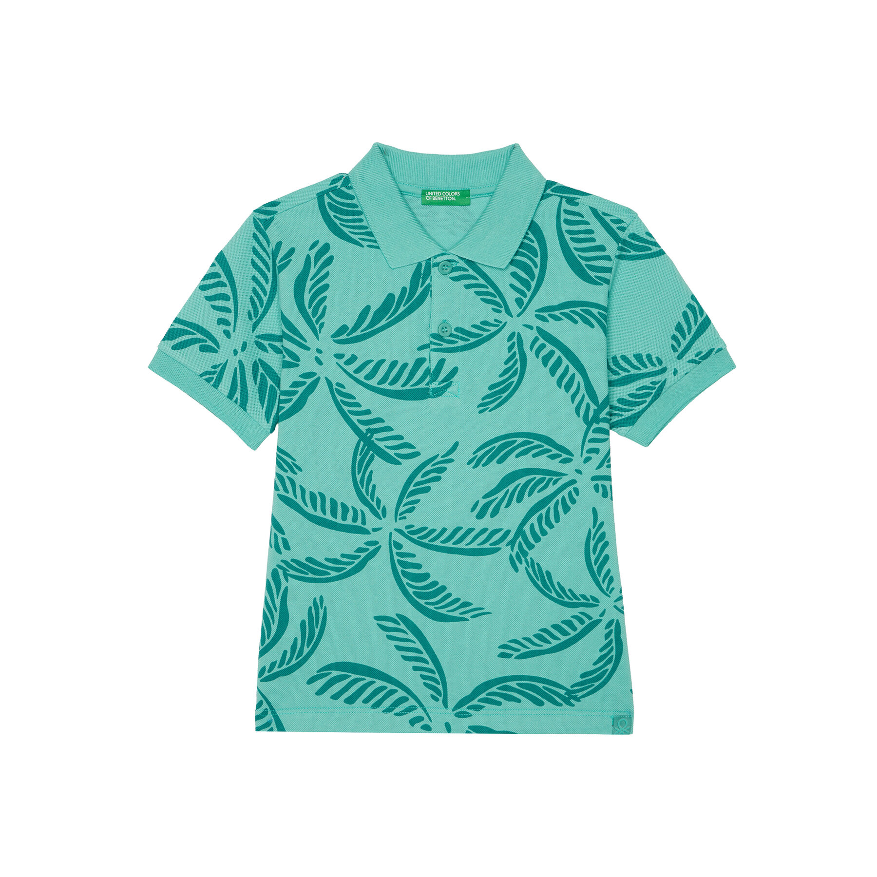 United Colors Of Benetton United Colors Of Benetton Polo 36Y4G300Y Πράσινο Regular Fit