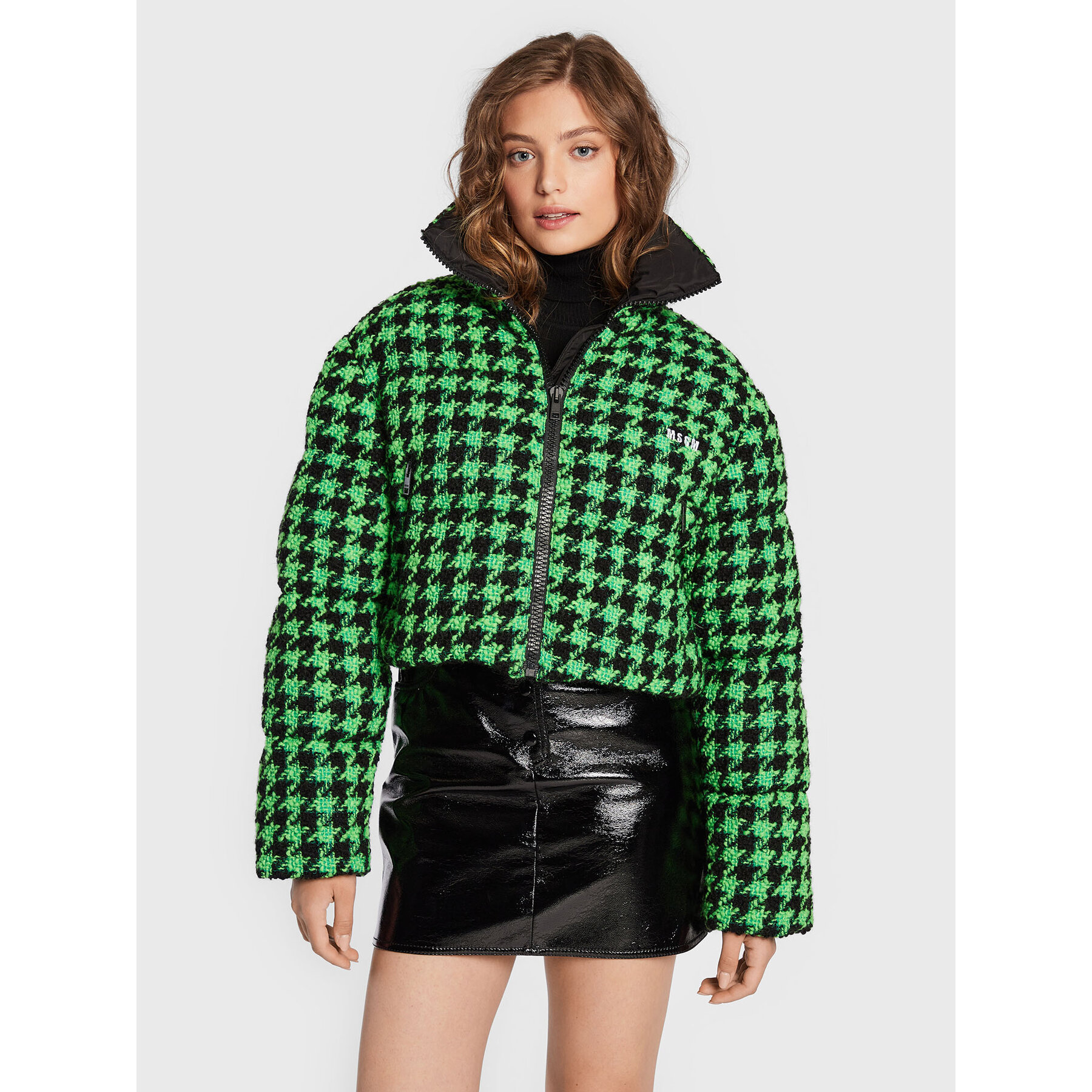 MSGM Daunenjacke 3341MDH27X 227607 Grün Regular Fit