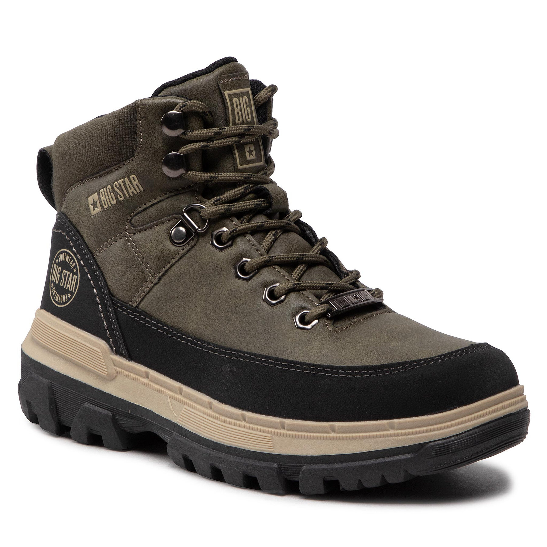 Ghete Big Star ShoesBig Star Shoes KK274220 Khaki/Black