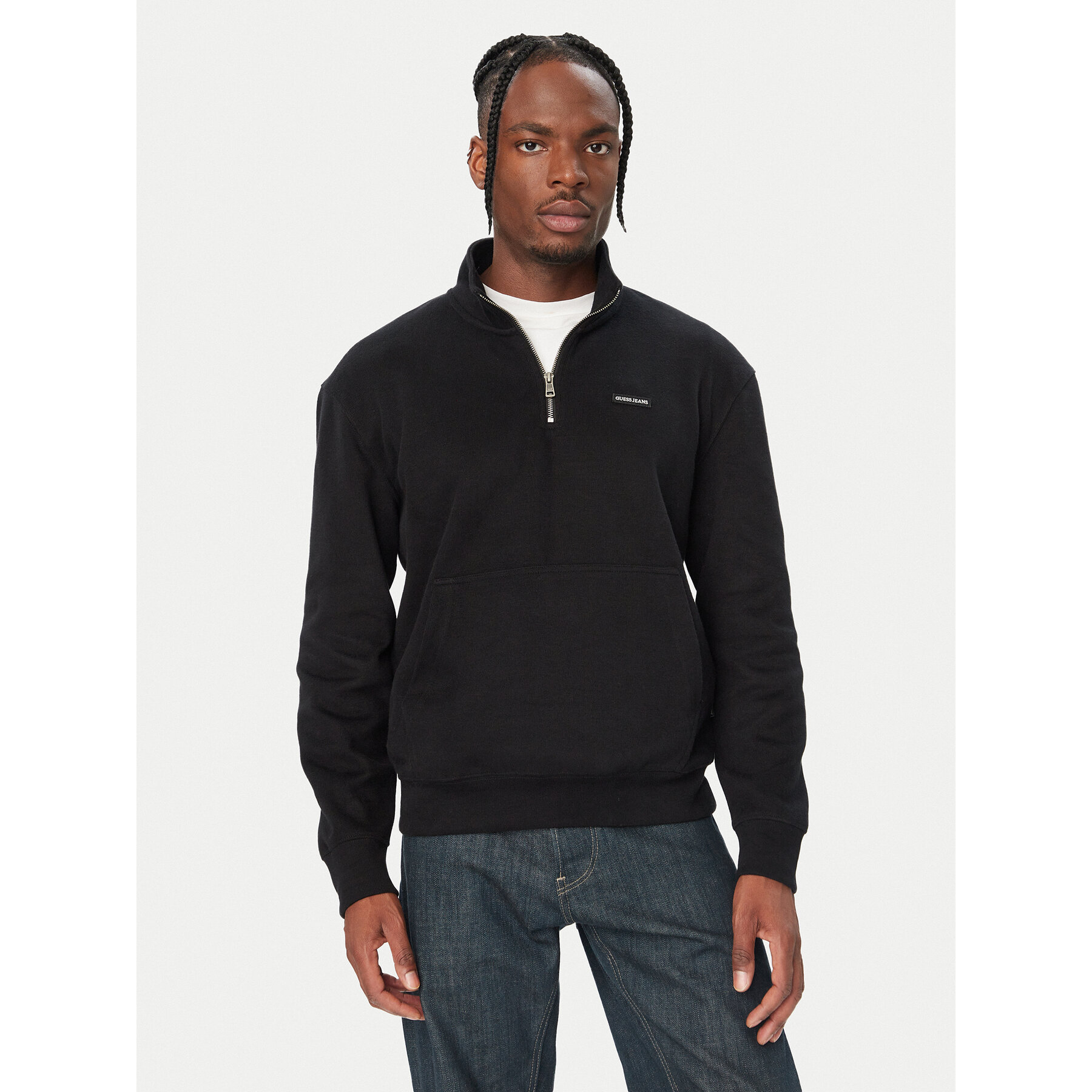 Guess Jeans Sweatshirt 184127 Schwarz Classic Fit