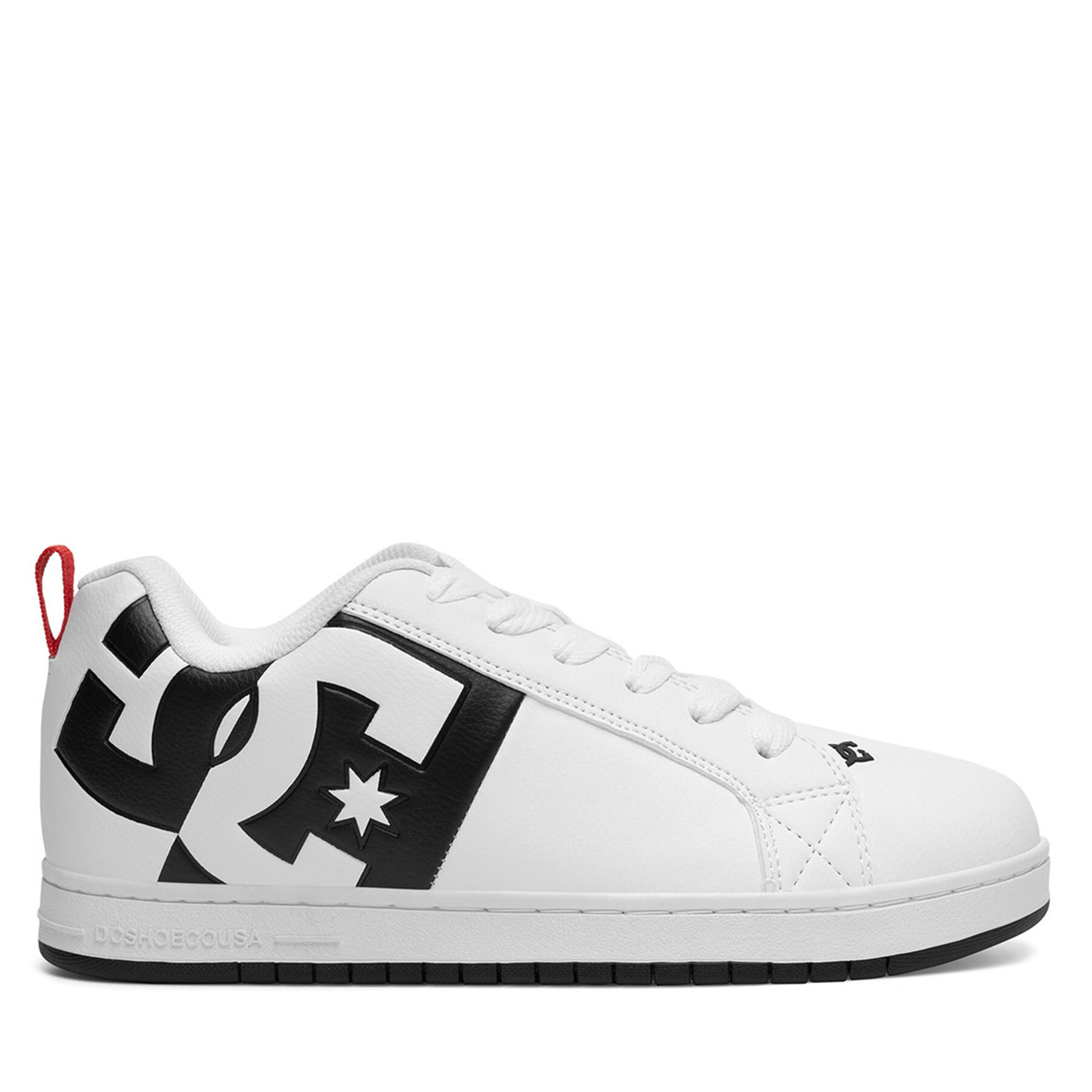 Sneakersy DC Shoes COURT GRAFFIK SQ ADYS100442-WLK Bílá