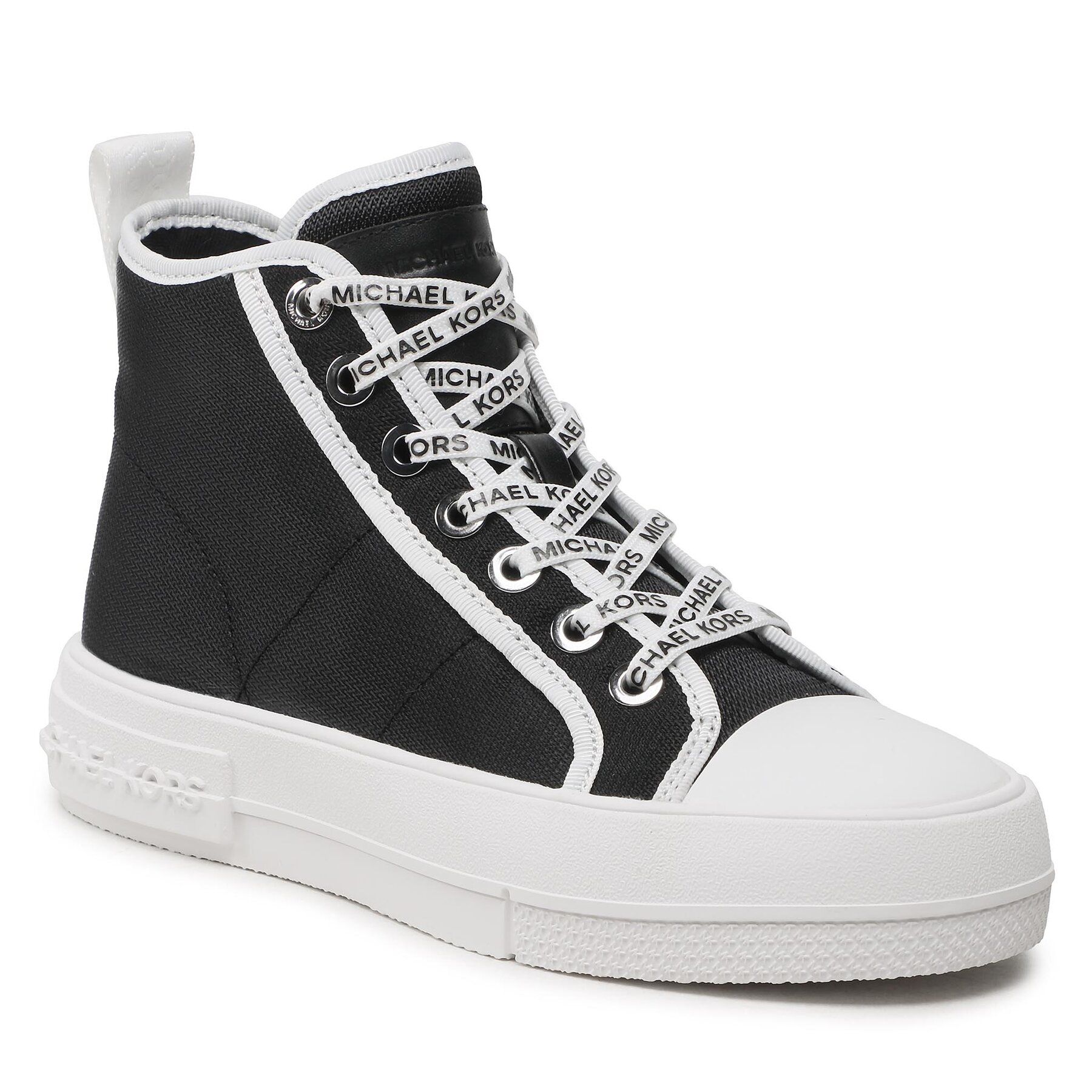 Modne superge MICHAEL Michael Kors Evy High Top 43S3EYFE6D Blk/Opticwht