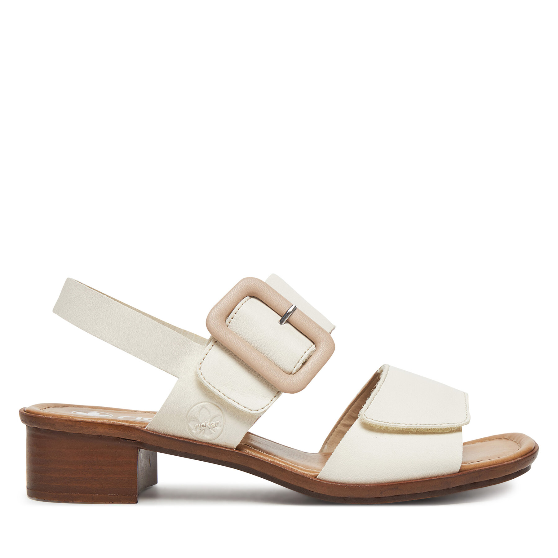 Sandály Rieker 62663-60 Écru