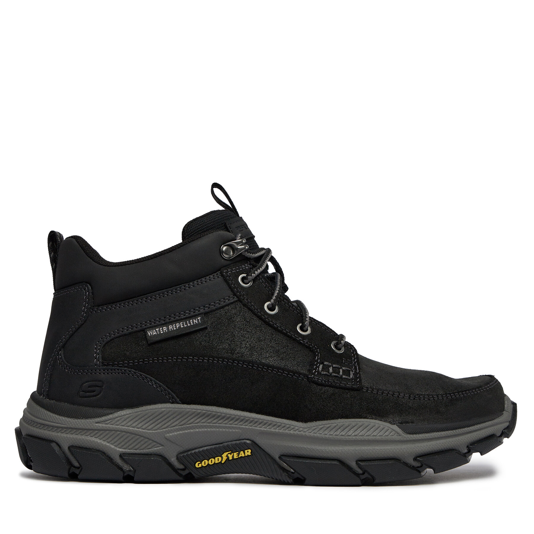 Botines planos Skechers Respected Boswell 204454/BLK Negro
