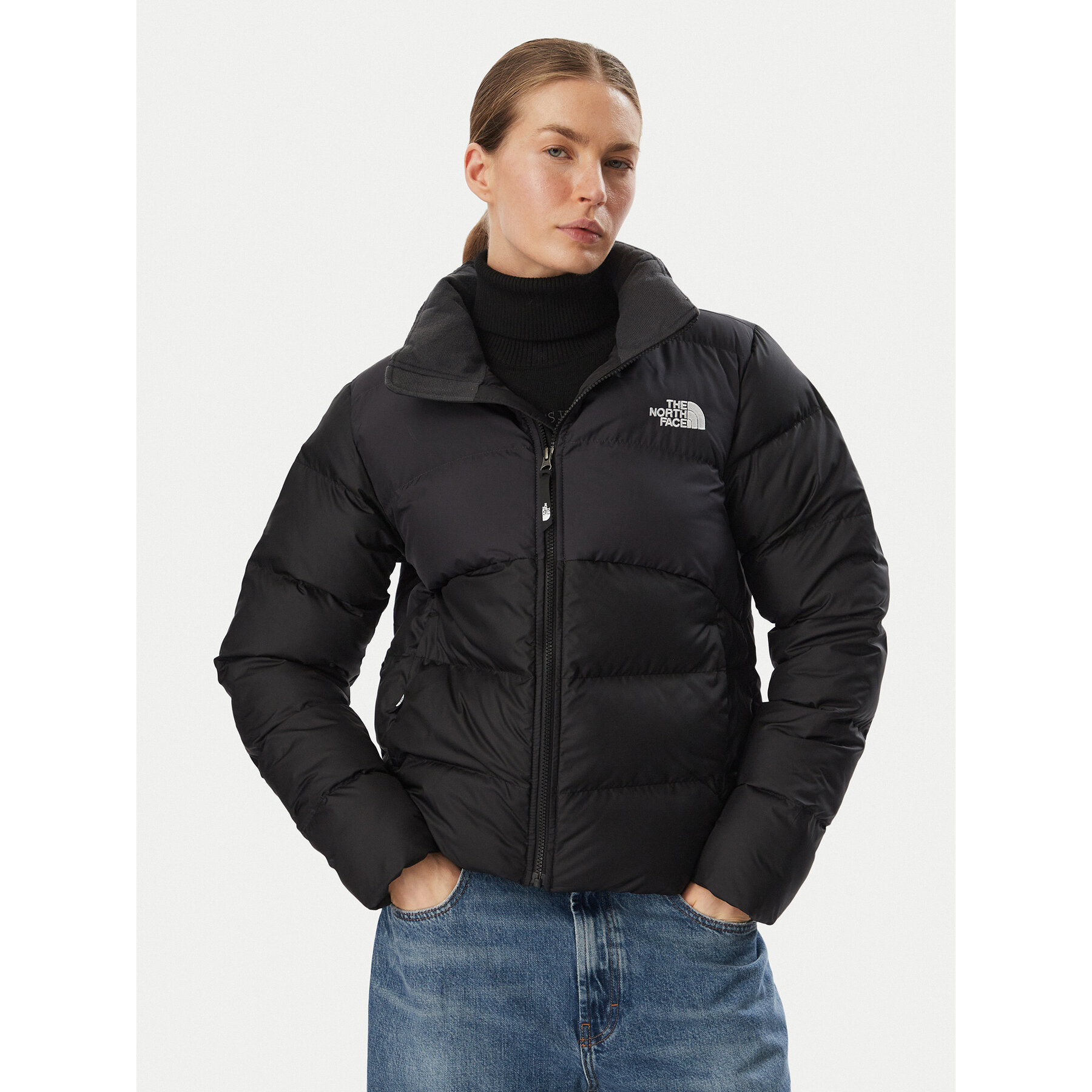 The North Face Winterjacke Saikuru NF0A8GCB Schwarz Boxy Fit