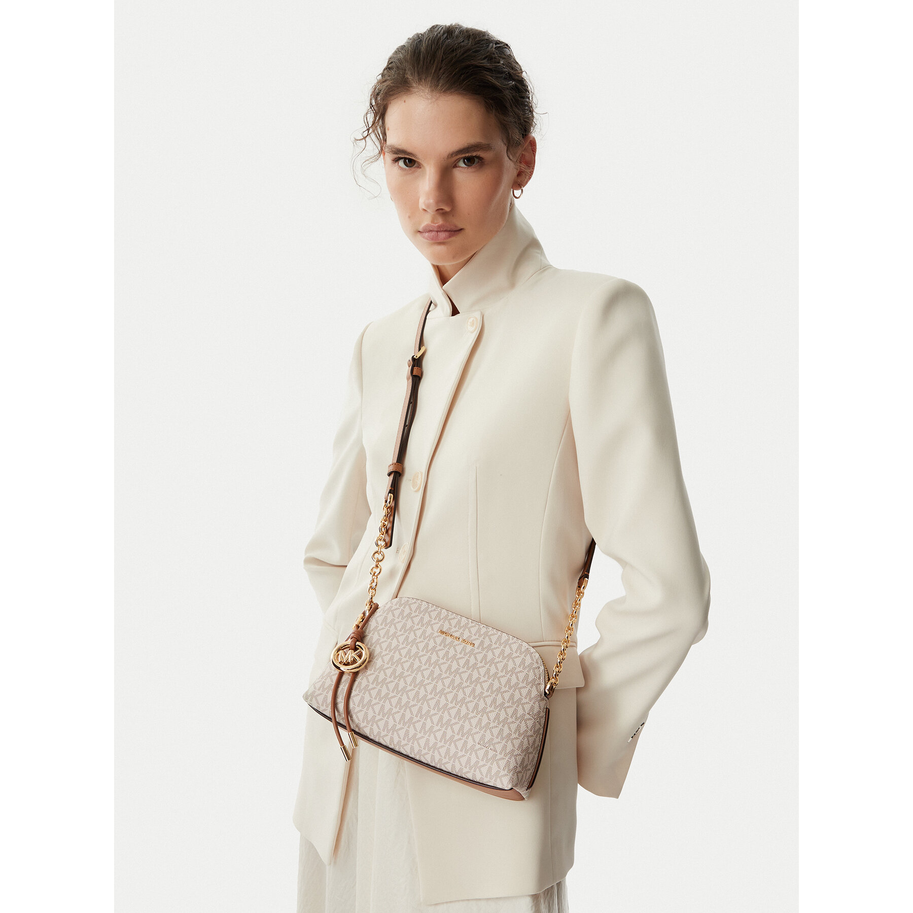 Torbica MICHAEL Michael Kors Freddie 32T6GX4C1B Krem