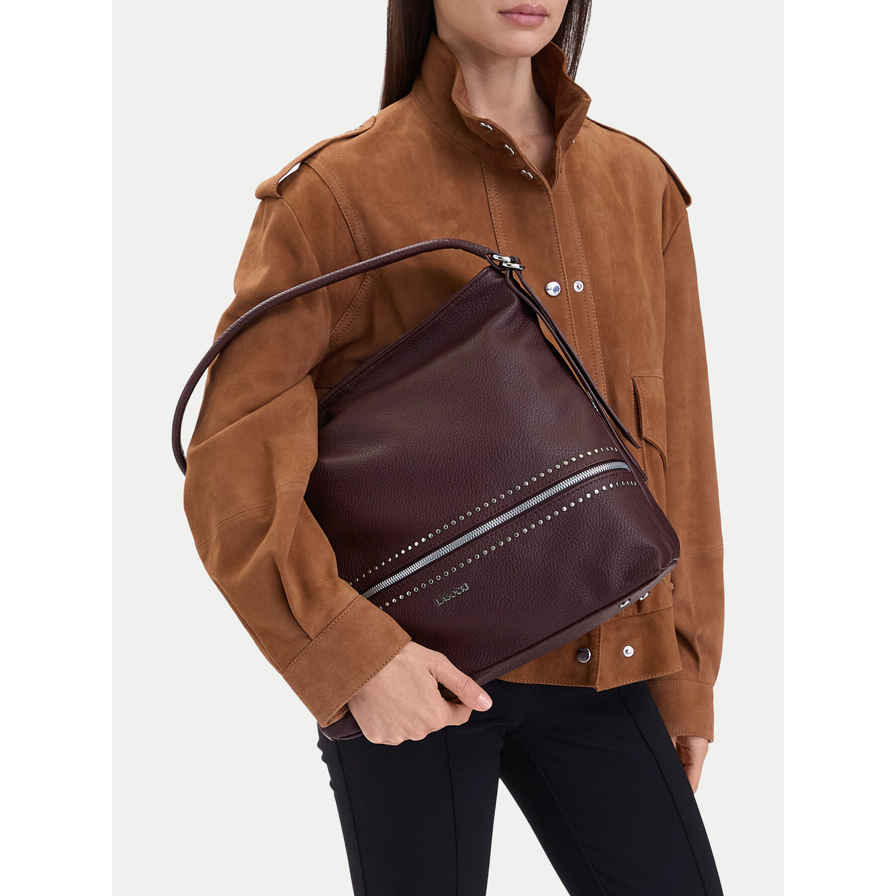 Ročna torba Lasocki CEO-LSK-X-010-10 Bordo rdeča