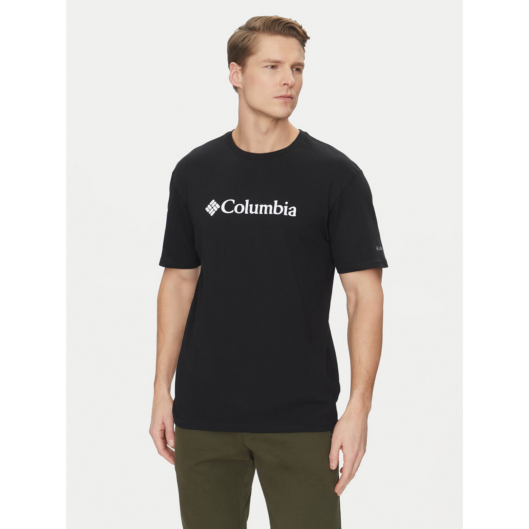 Columbia T-shirt CSC Basic Logo EM2180 Nero Regular Fit
