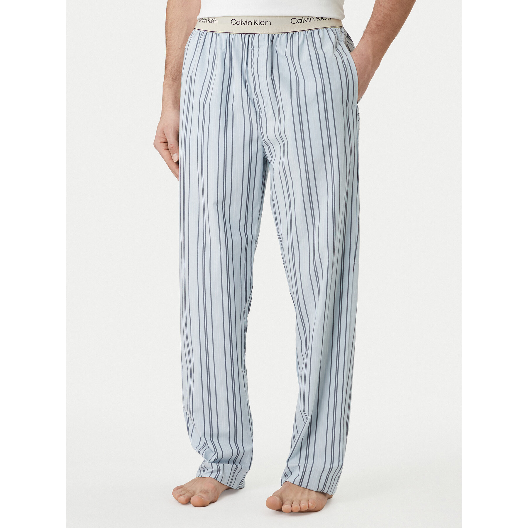 Calvin Klein Underwear Pyjamahose LV00NM2944 Himmelblau Regular Fit