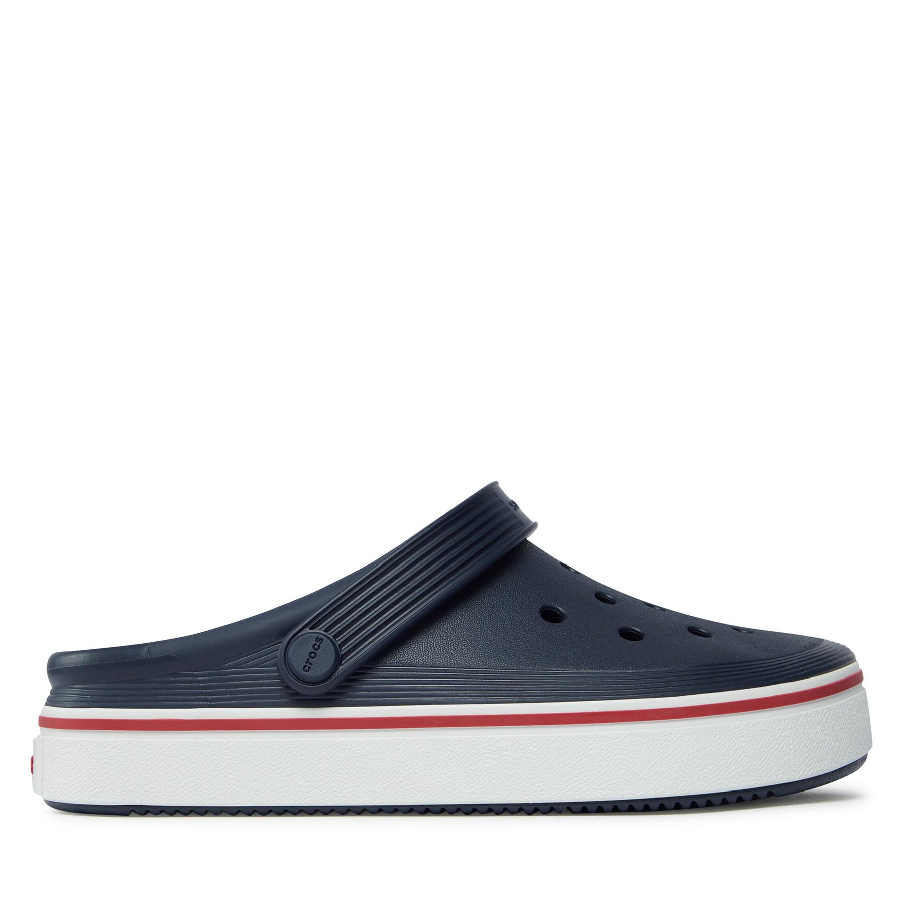 Pantoletten Crocs, Schuhgröße 36_5 Dunkelblau Crocs Crocband Clean Clog 208371