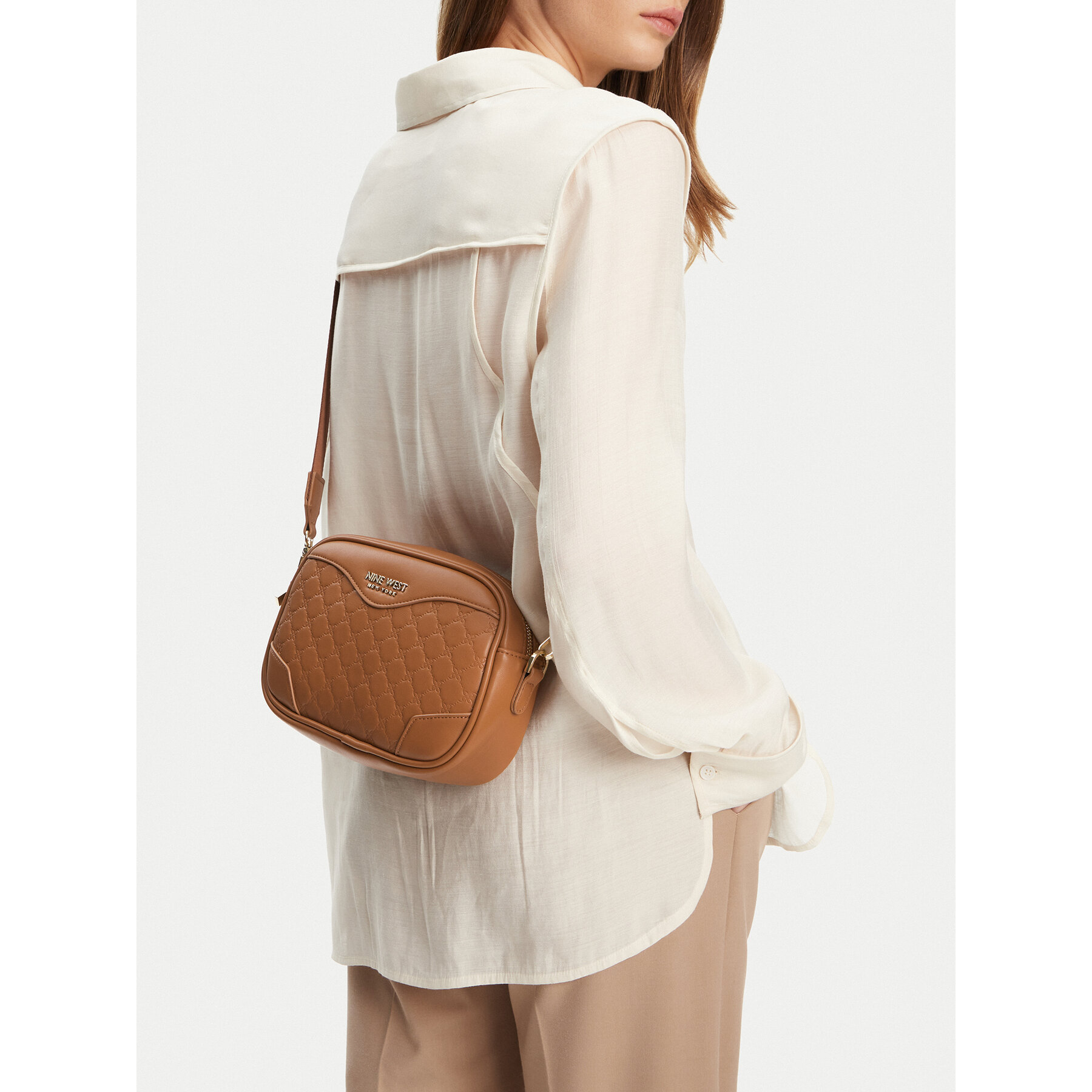 Geantă Nine West CEO-ZOE-I-S241233 Maro