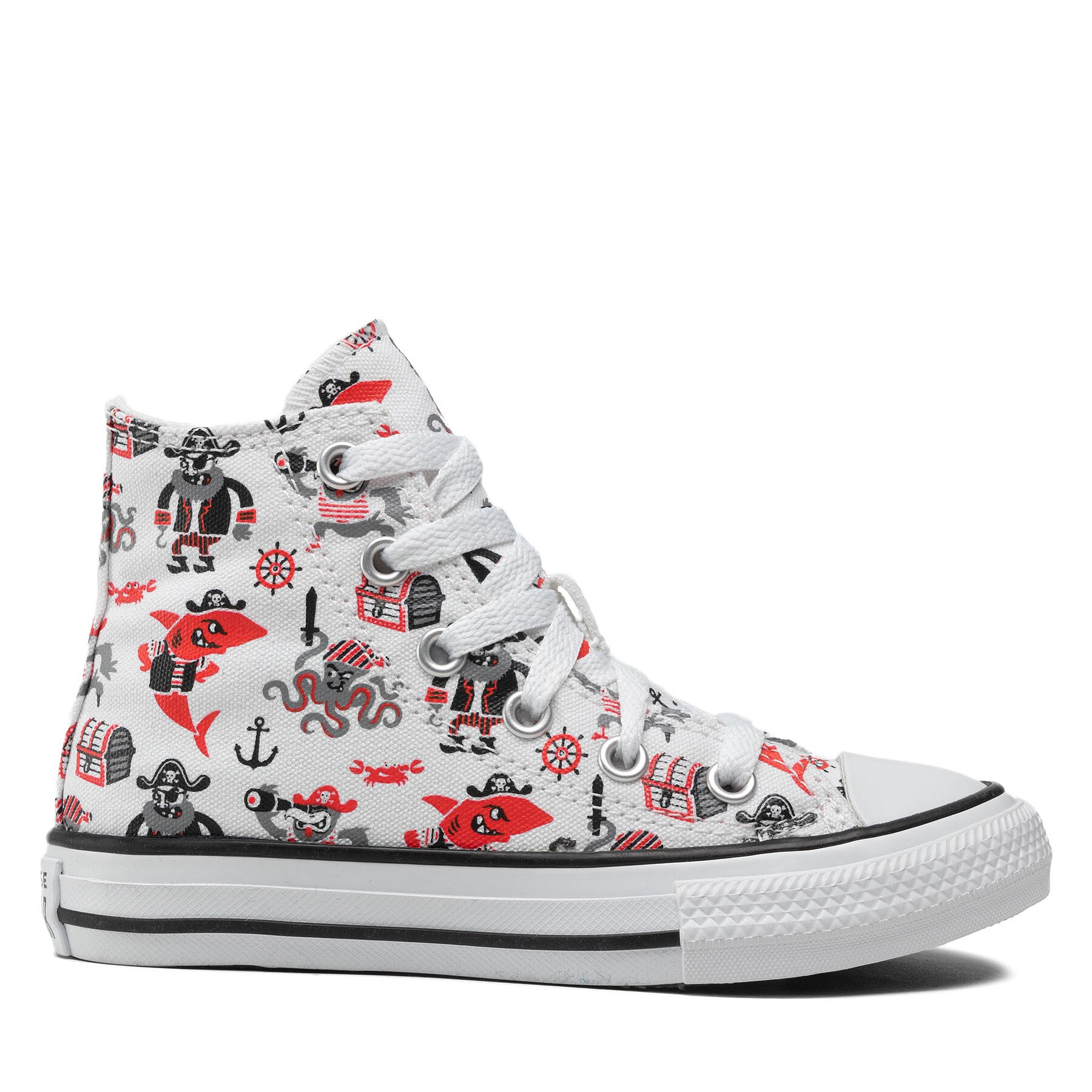 Plátenky Converse Chuck Taylor All Star Pirate 372874C Biela