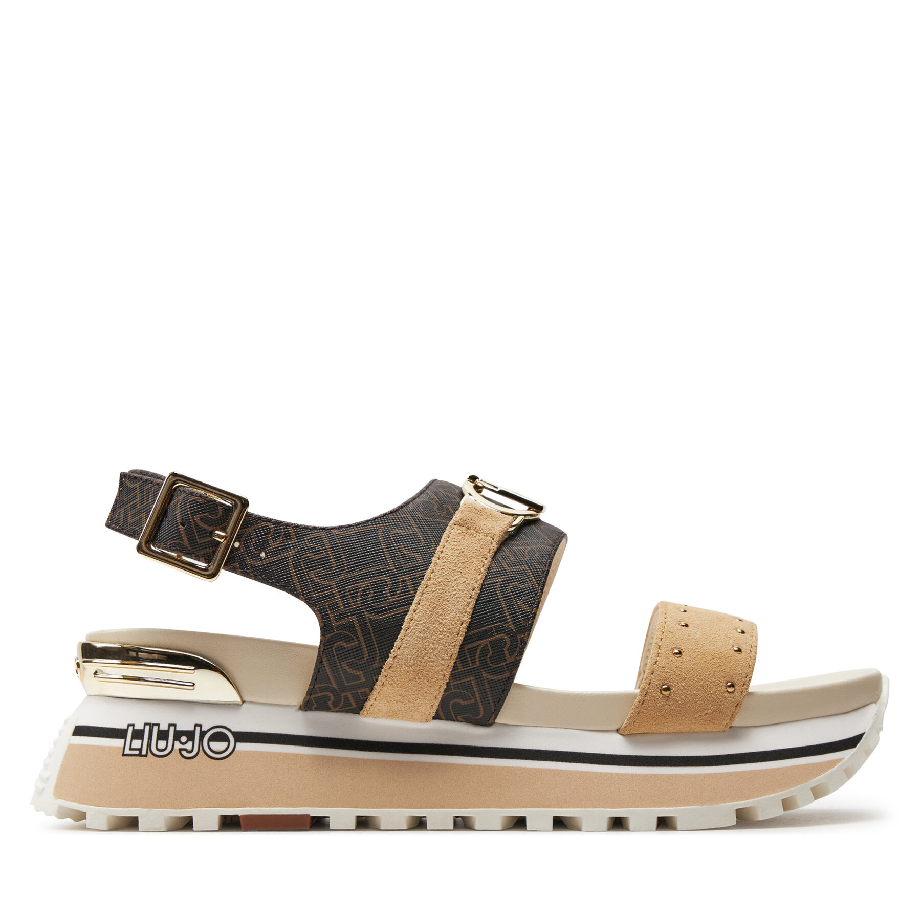 Sandalias Liu Jo Maxi Wonder 27 BA4107 EX171 Beis