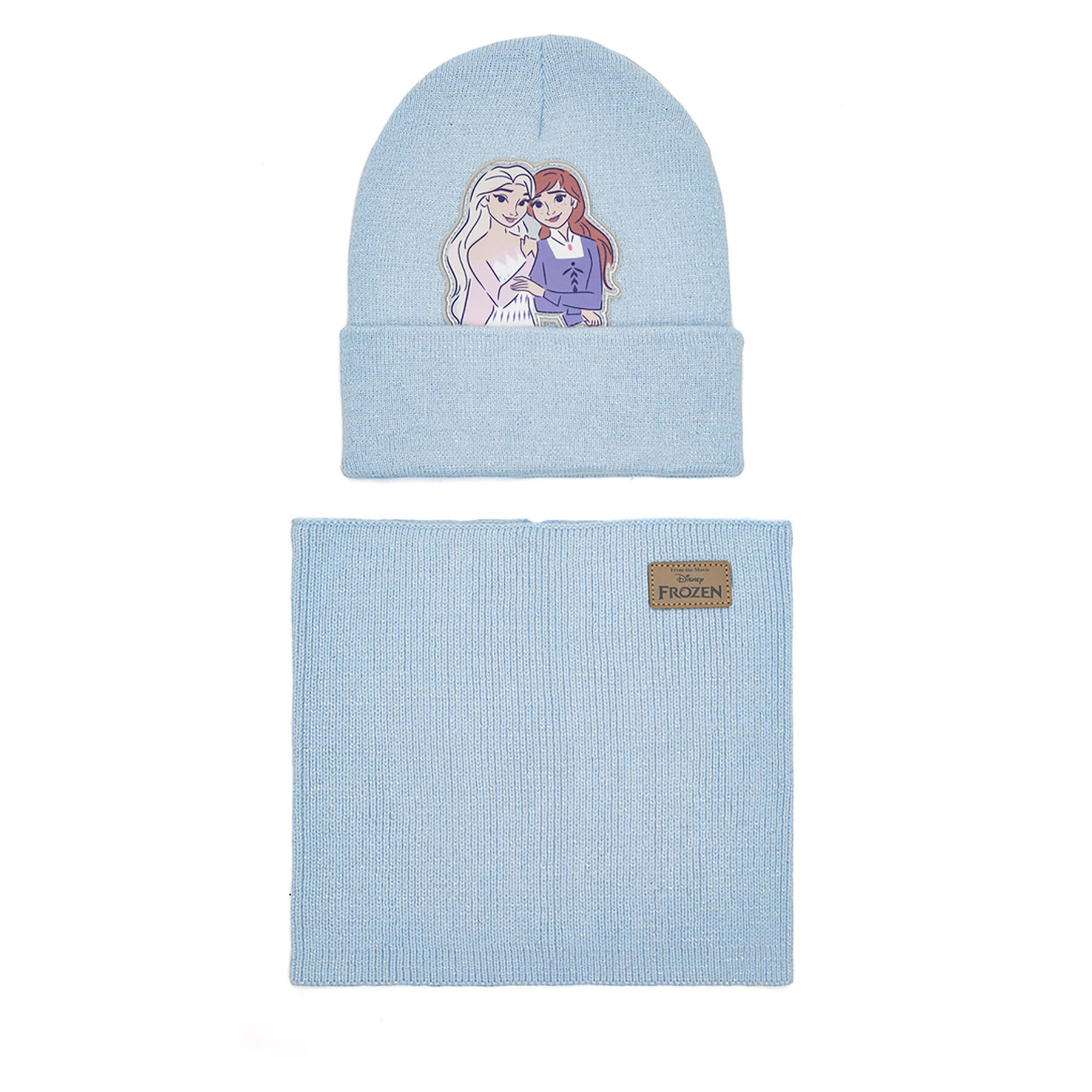 Set kapa i okrugli šal Frozen ACCCS-AW24-244DFR Plava