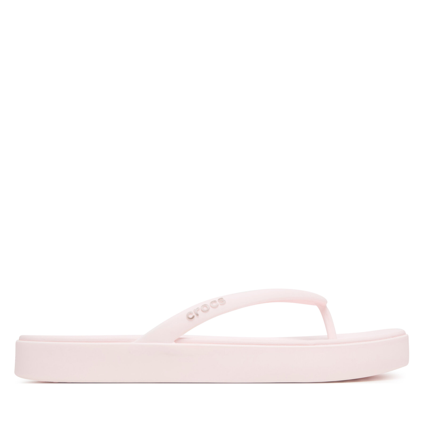 Žabky Crocs Miami Square Flatform Flip 214161 Svetloružová