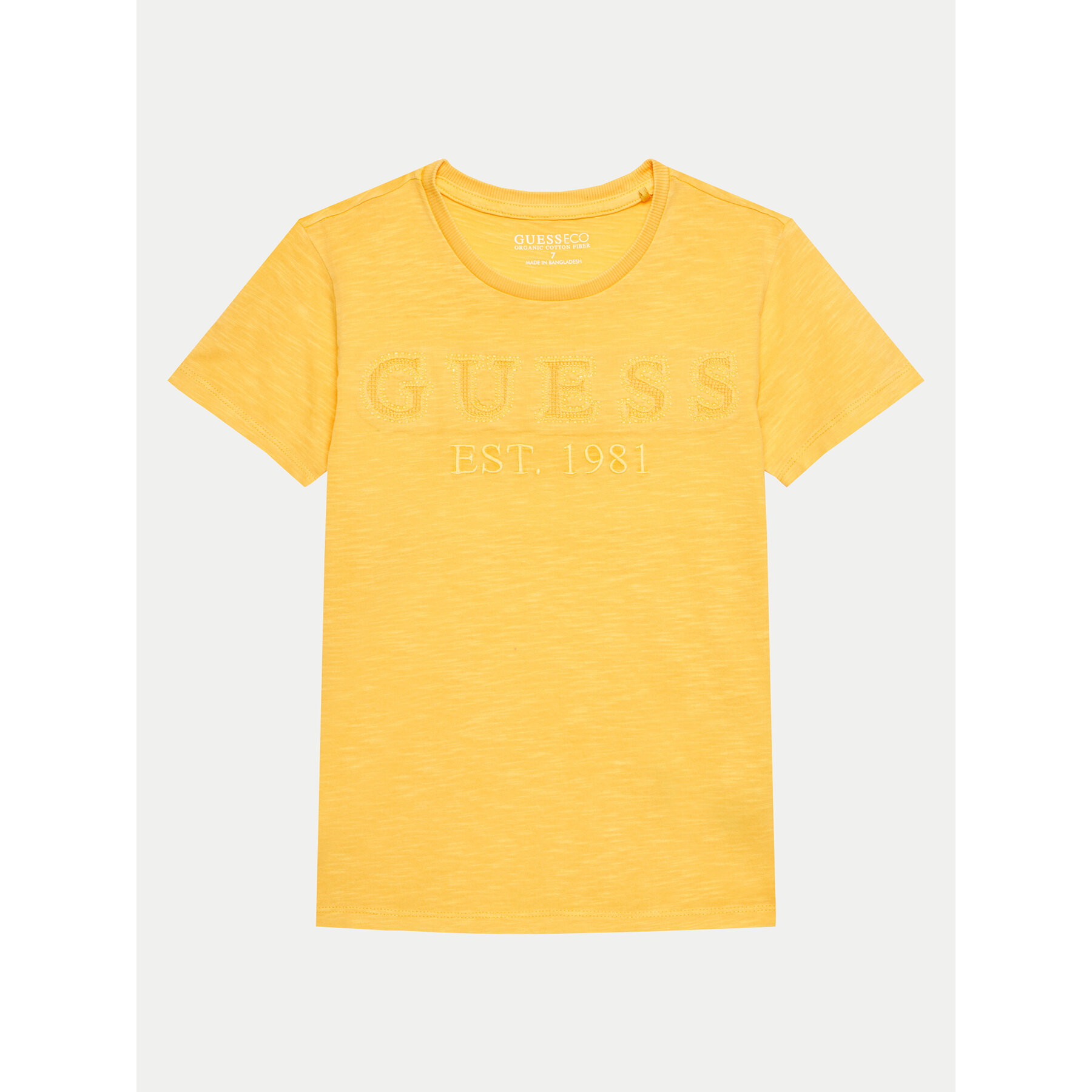 Guess T-Shirt L4GI09 K6XN4 Κίτρινο Regular Fit