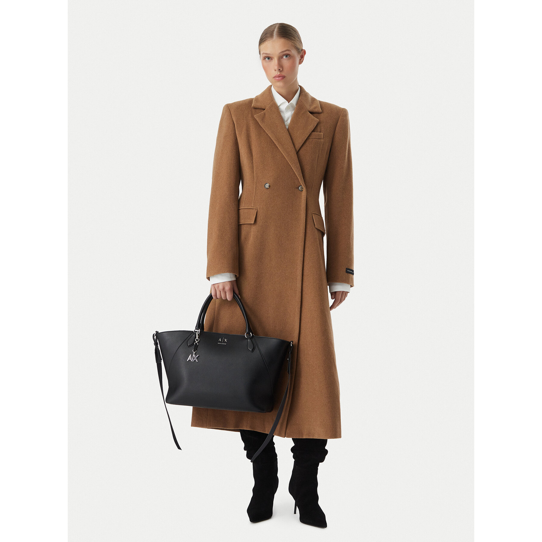 Ročna torba Armani Exchange XW003142 AF26569 UC001 Črna