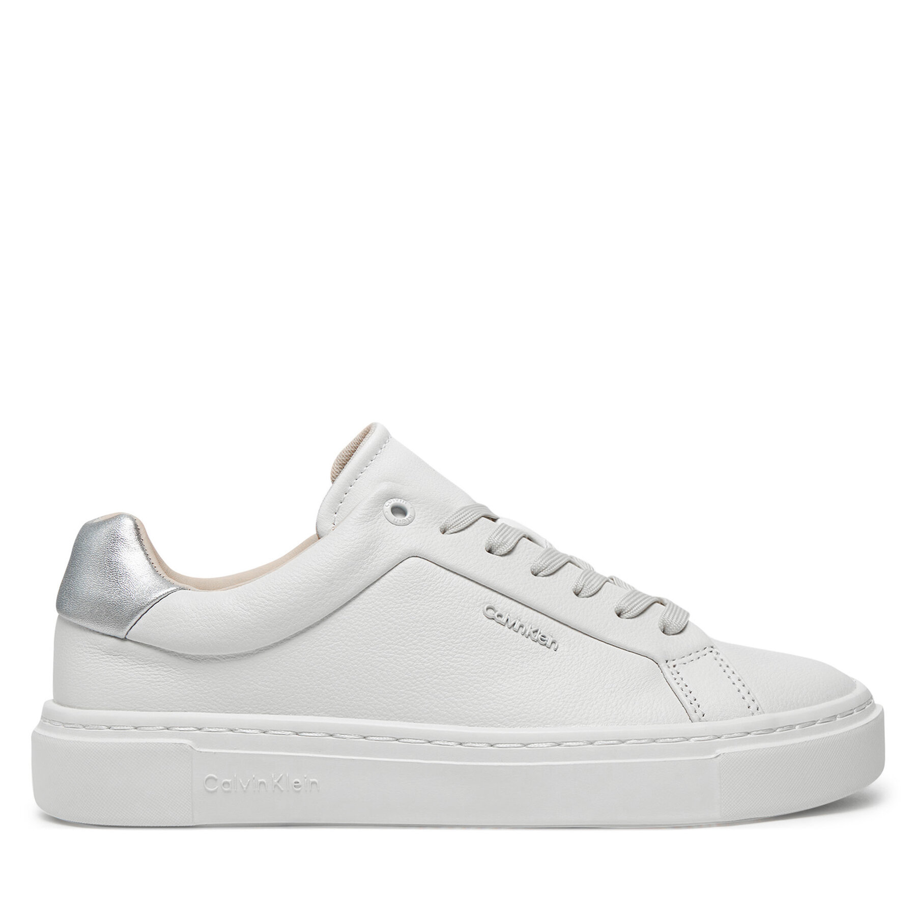 Sneakers Calvin Klein Cupsole Lace Up W/Ml HW0HW02288 Blanc