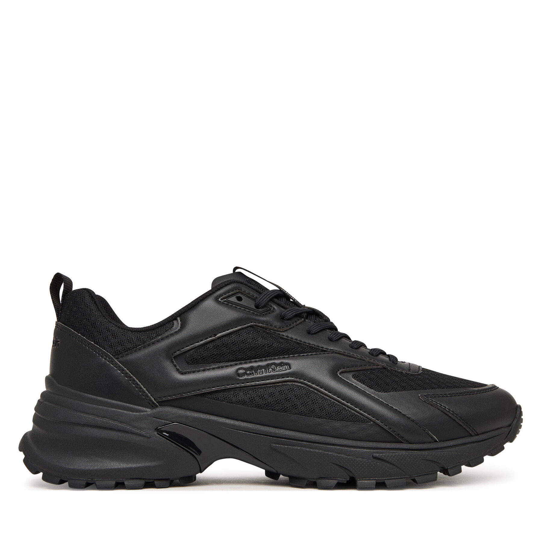 Superge Calvin Klein Hike Runner Laceup Strip M-Lt HM0HM02154 Črna