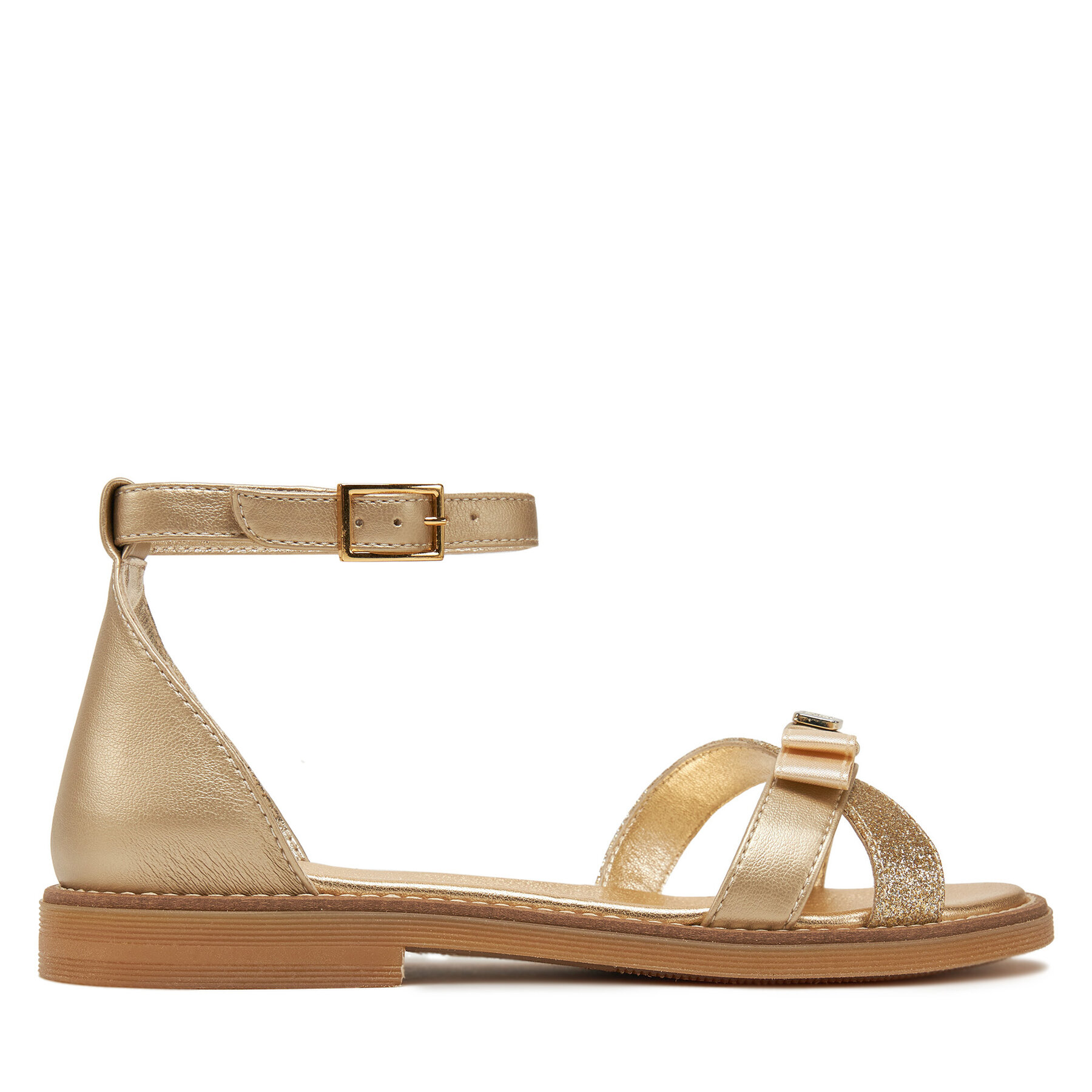 Sandále Tommy Hilfiger Sandal T4A2-33943-0572 S Zlatá