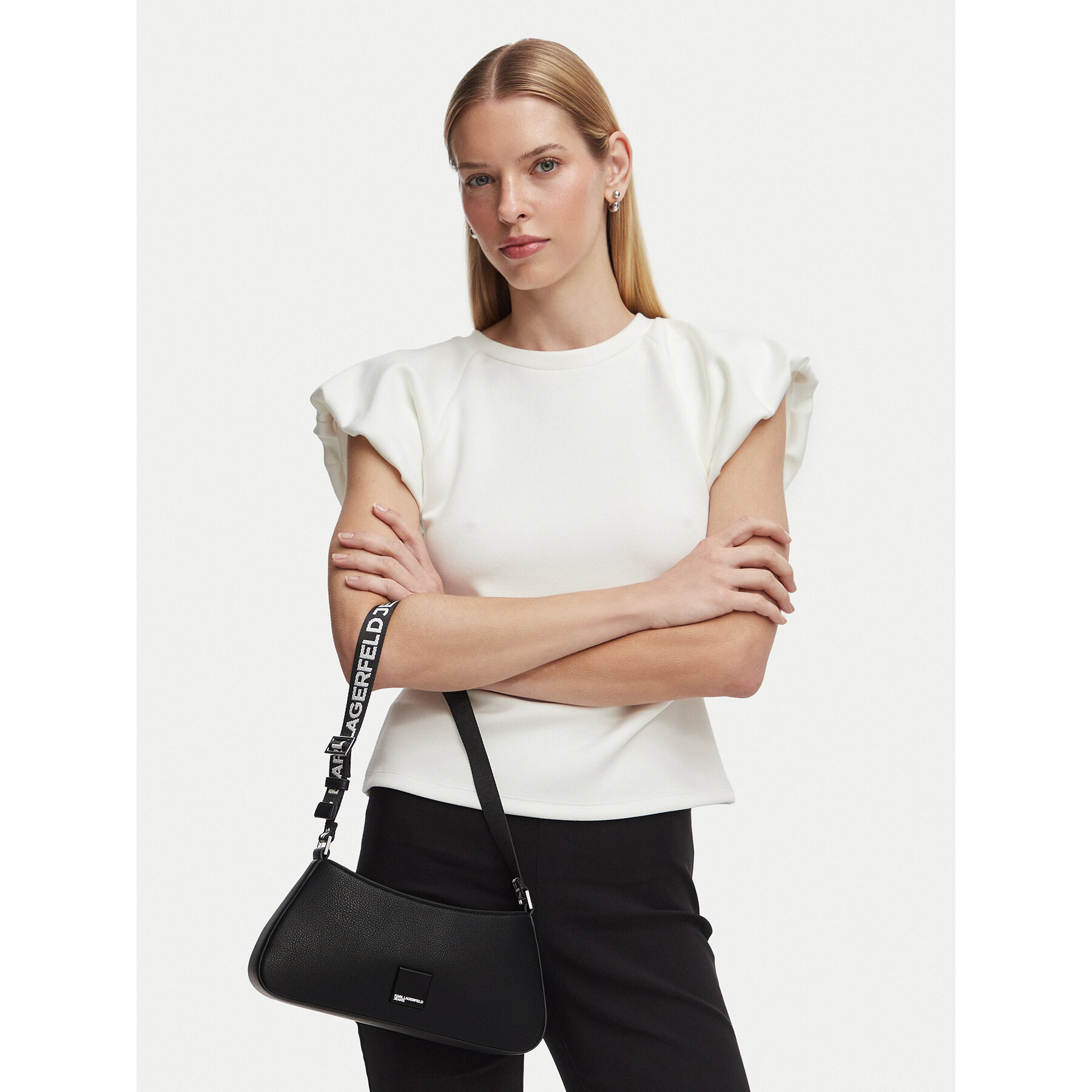 Дамска чанта Karl Lagerfeld Jeans B3W30174 Черен