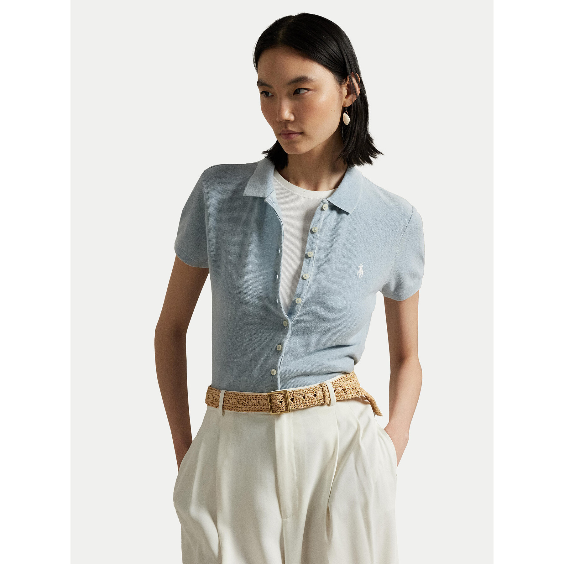 Polo Ralph Lauren Polo 211965095003 Celeste Slim Fit
