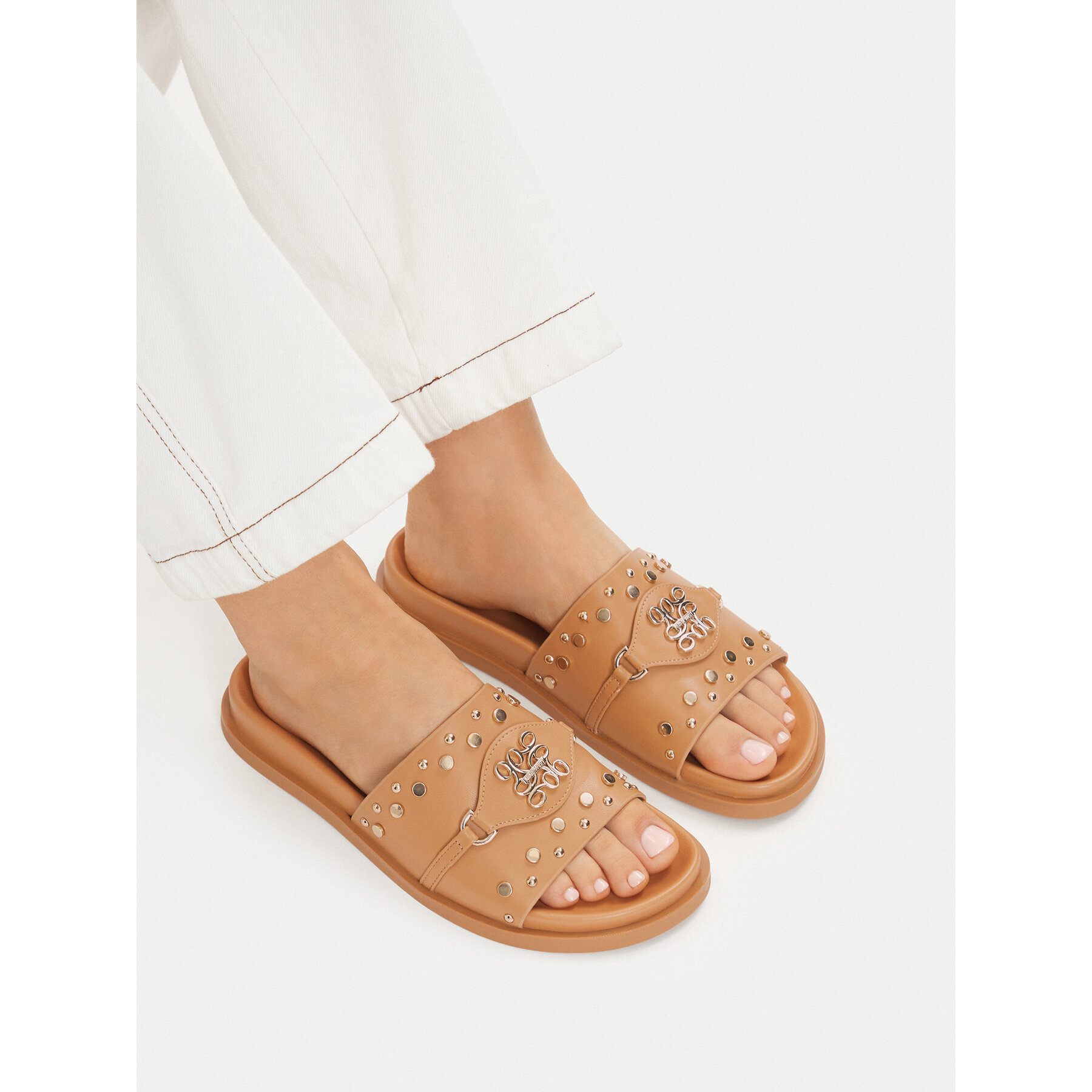 Natikače Nine West EO-TL758-1 Svijetlo smeđa