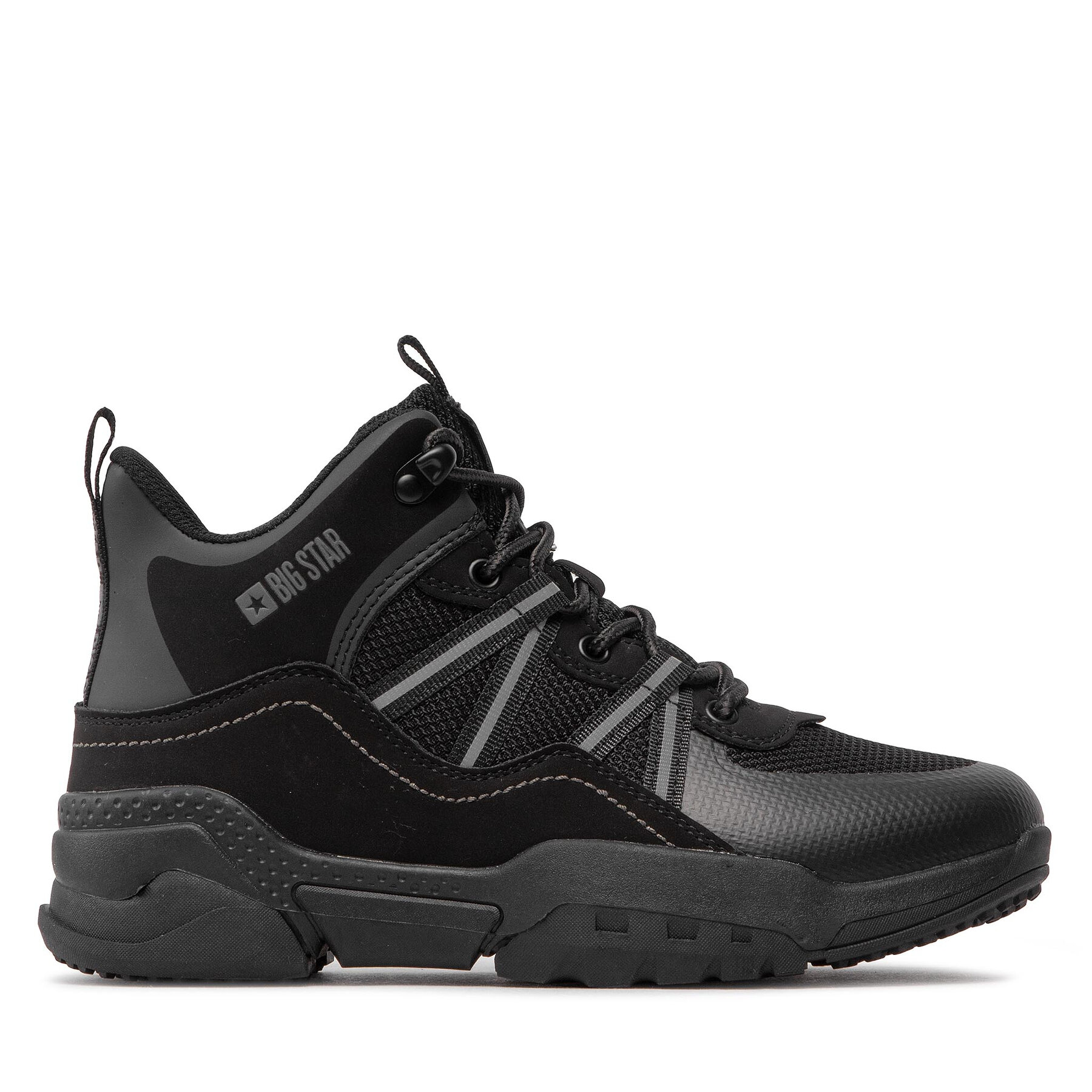 Chlapec Šnurovacia obuv Big Star Shoes, Rozmer: 39, Čierna, KK274218