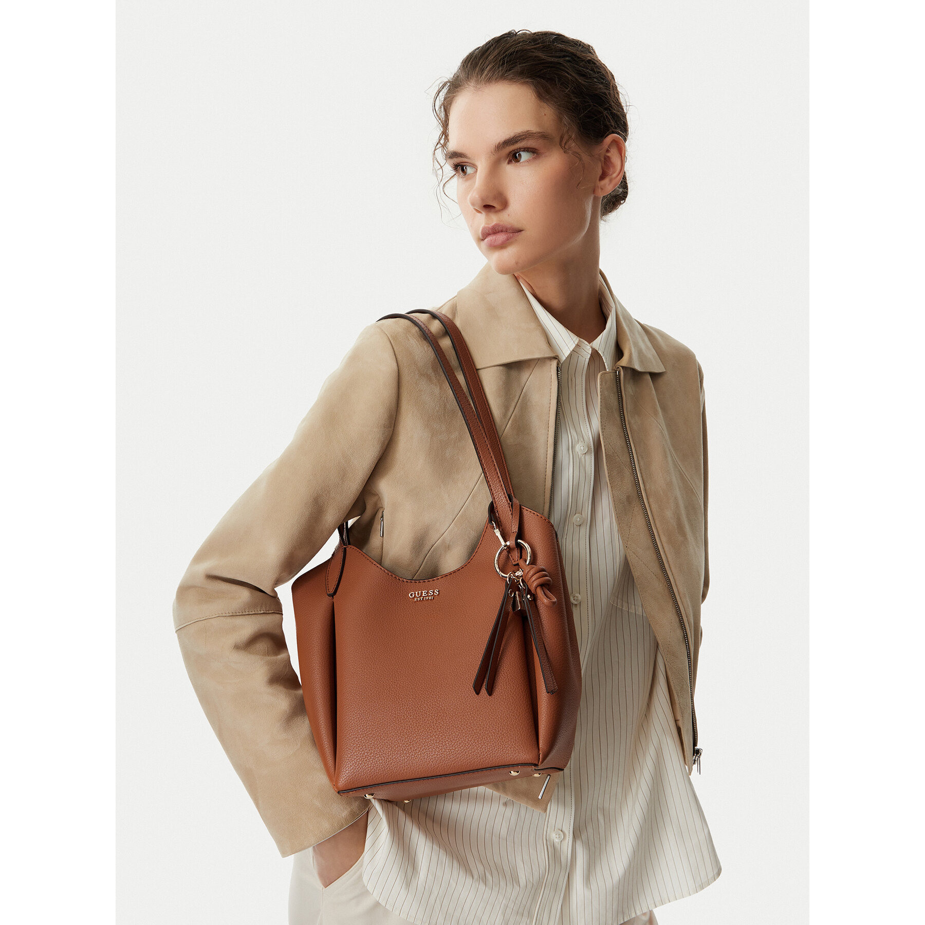 Torbica Guess HWBG97 35030 Svijetlo smeđa