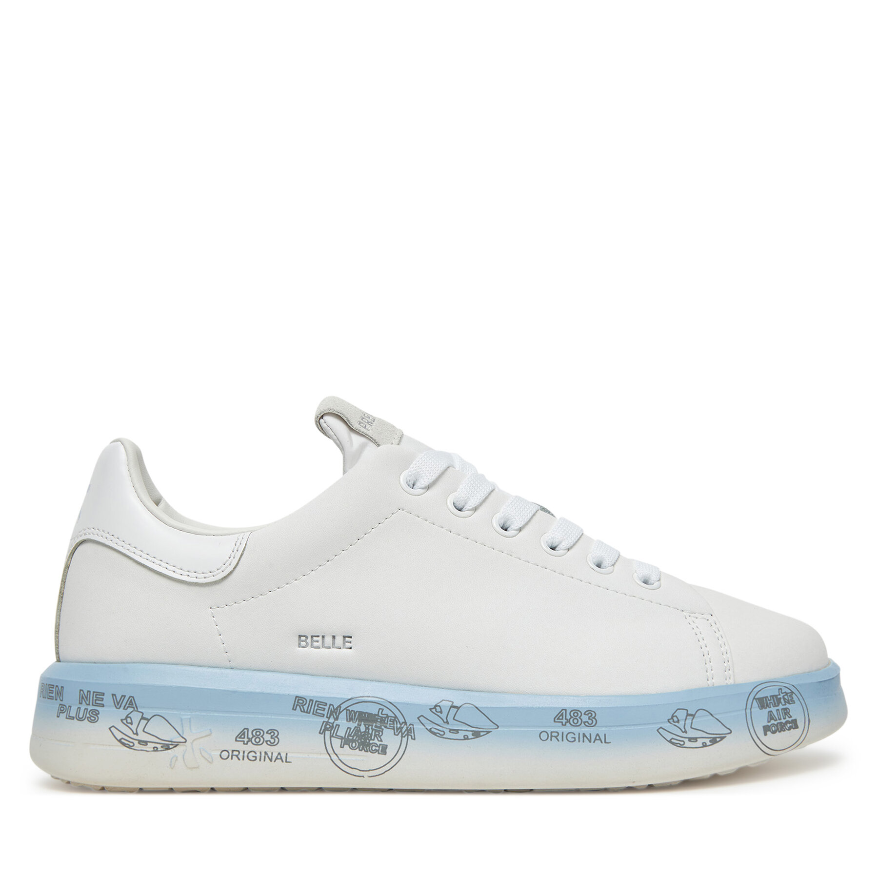 Damskie Premiata Sneakersy, Rozmiar 37 Biały Belle Var 7449