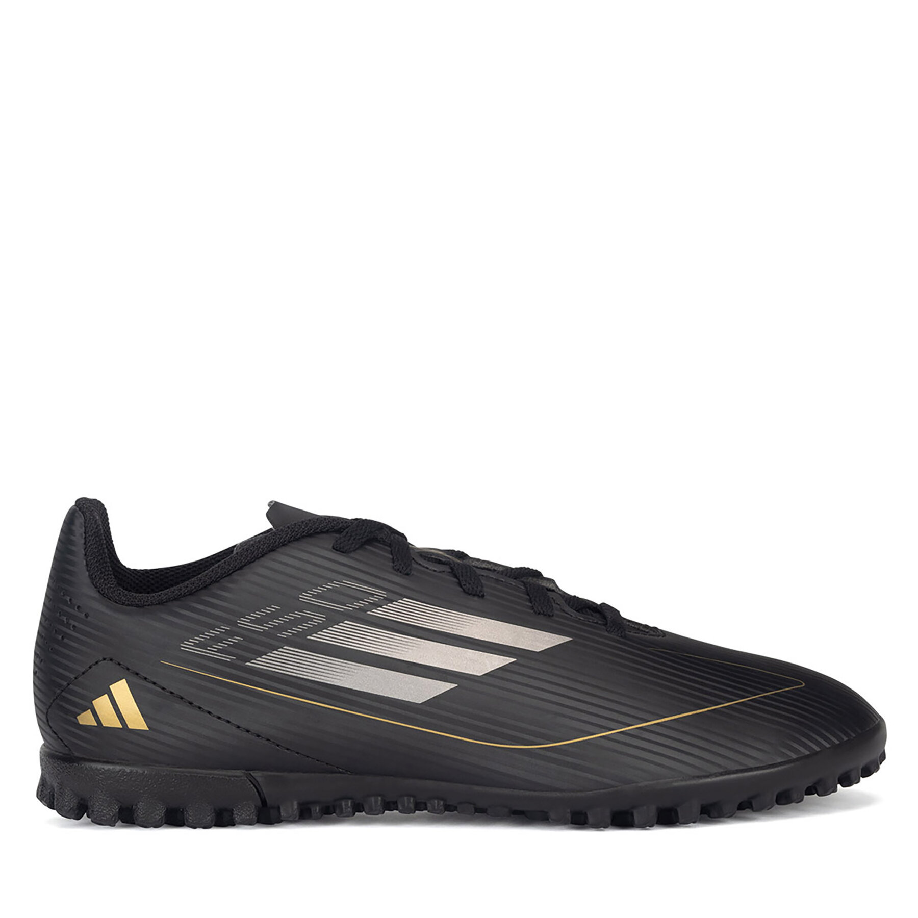 Ghete pentru fotbal adidas F50 CLUB TF J IF1389 Negru