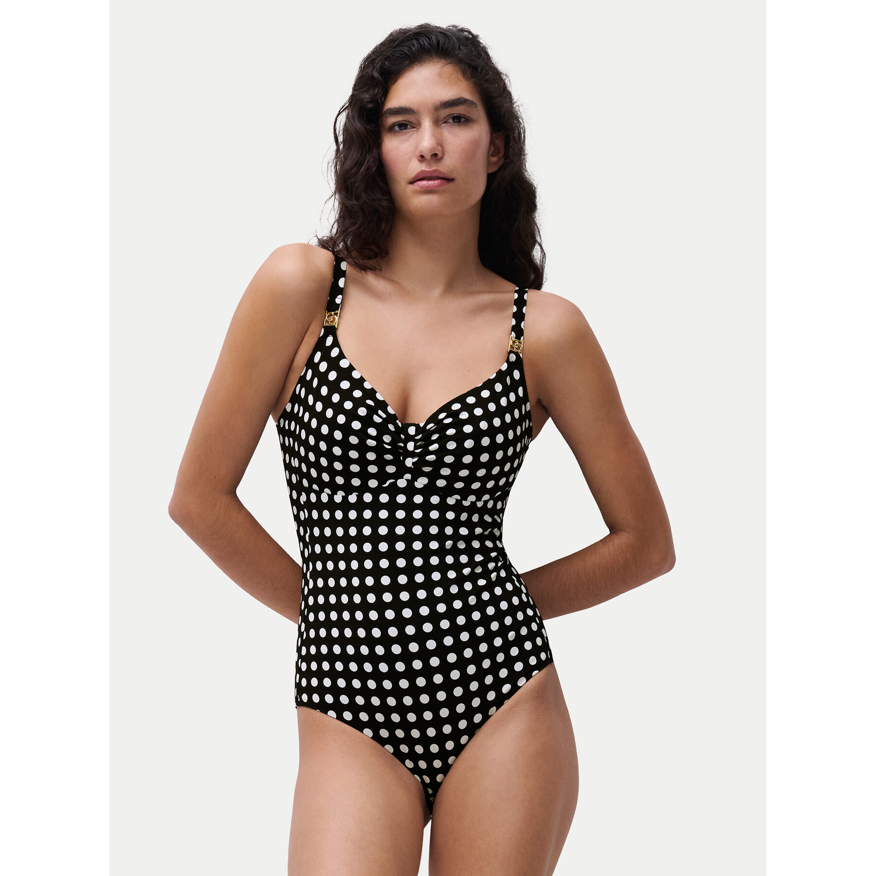 Chantelle Badeanzug Sauvage C17UR0 Schwarz