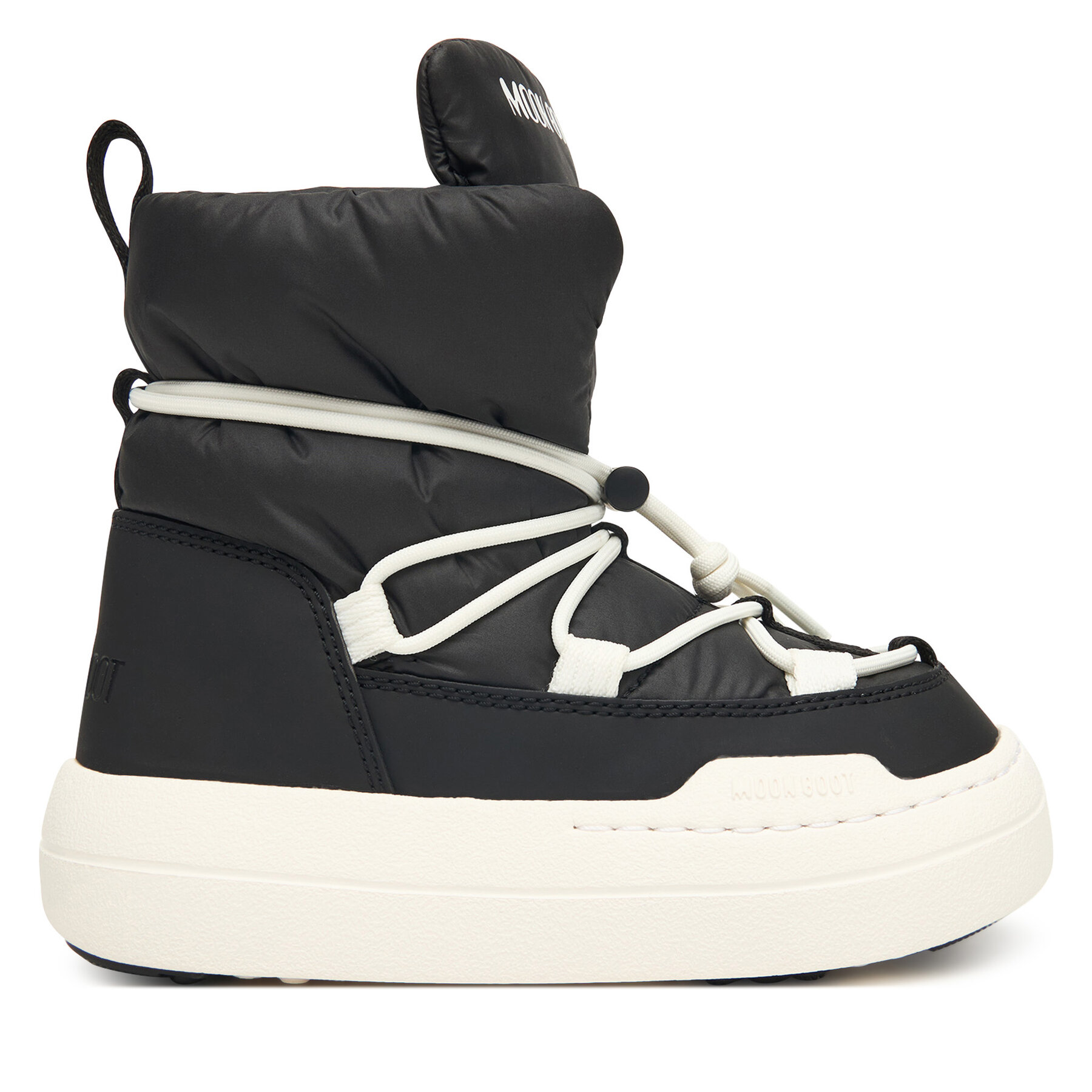 Μπότες Χιονιού Moon Boot Jr Park lace Mid 80D3440070 S Μαύρο