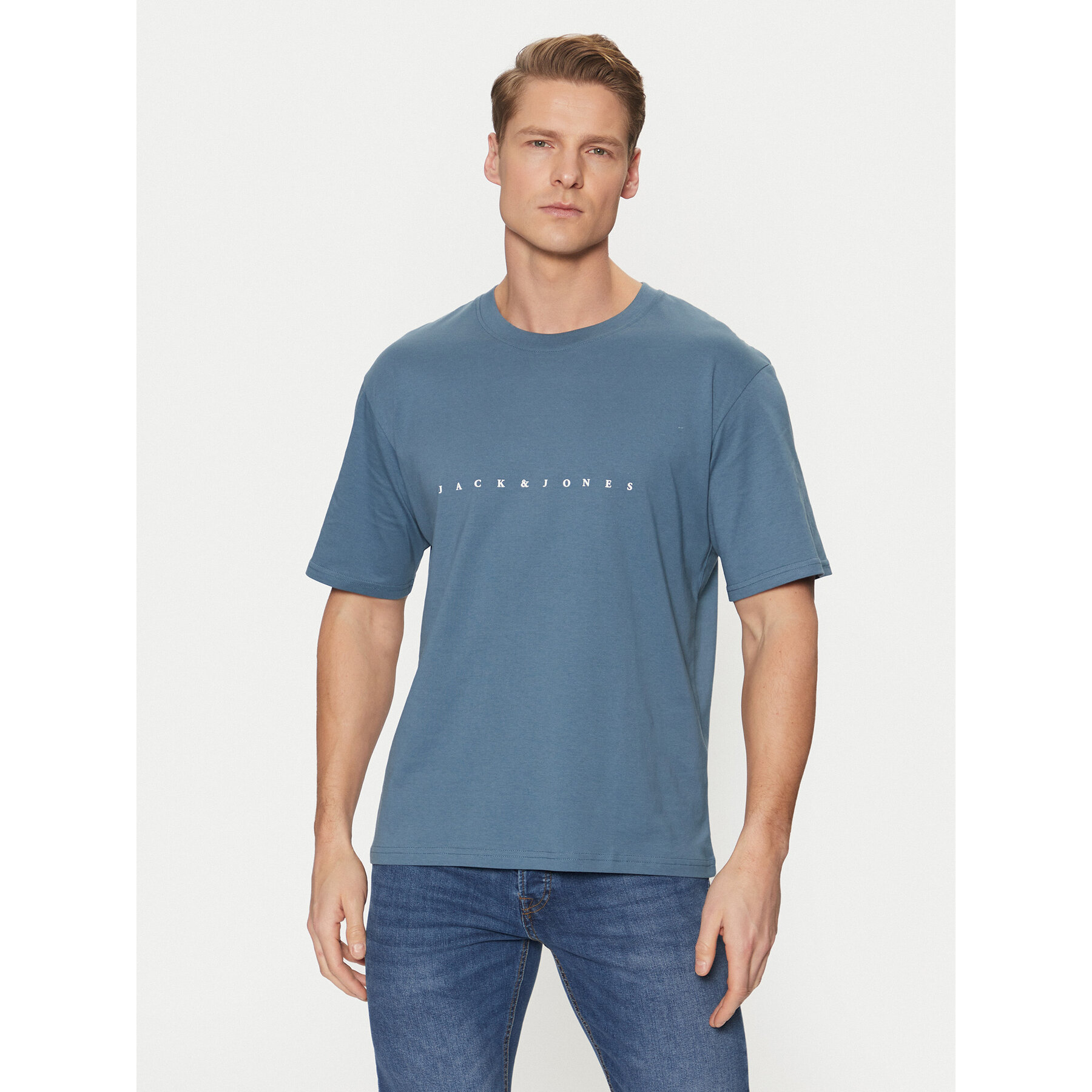 Jack & Jones T-Shirt Star 12234746 Μπλε Relaxed Fit