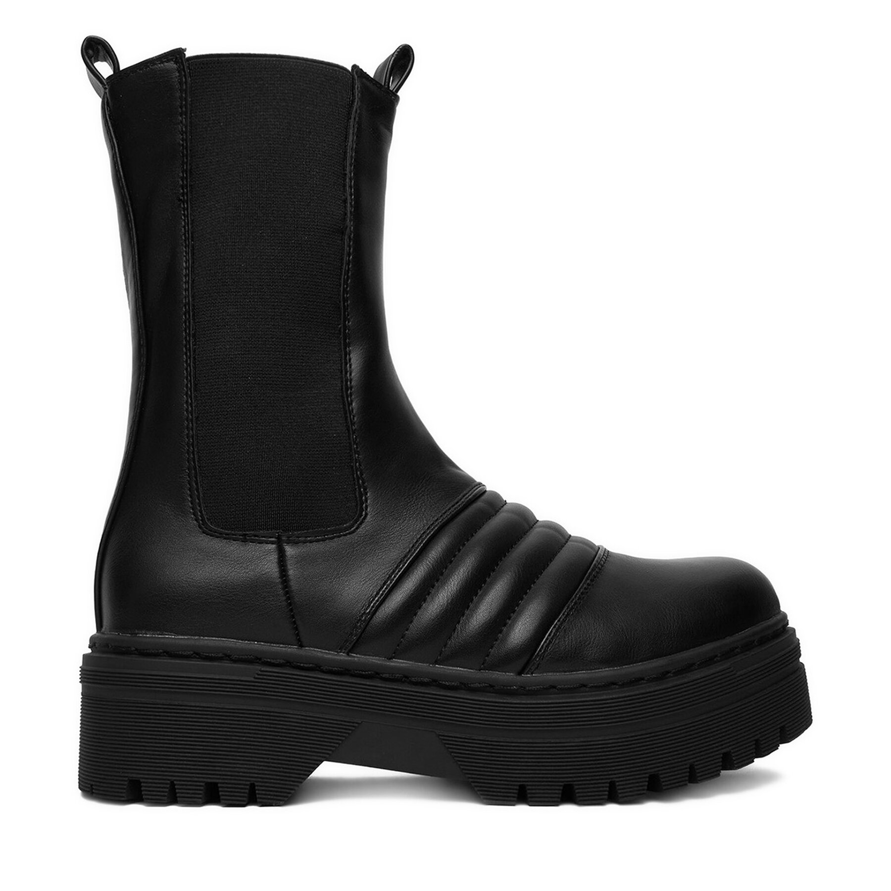 Боти тип челси DeeZee 12888-5-BLACK PU Черен