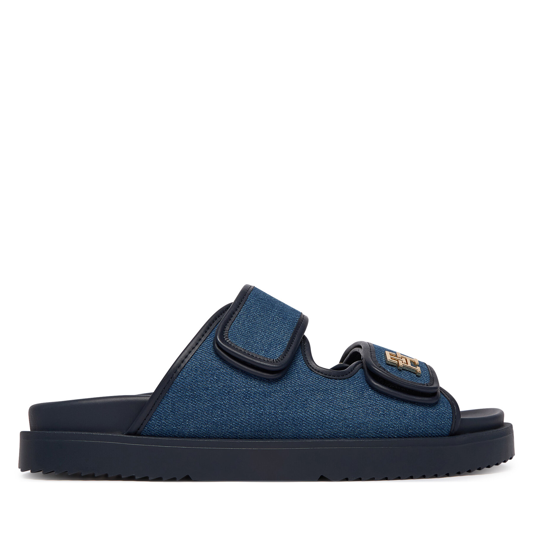 Šľapky Tommy Hilfiger Double Strap Denim Sandal FW0FW09123 Modrá