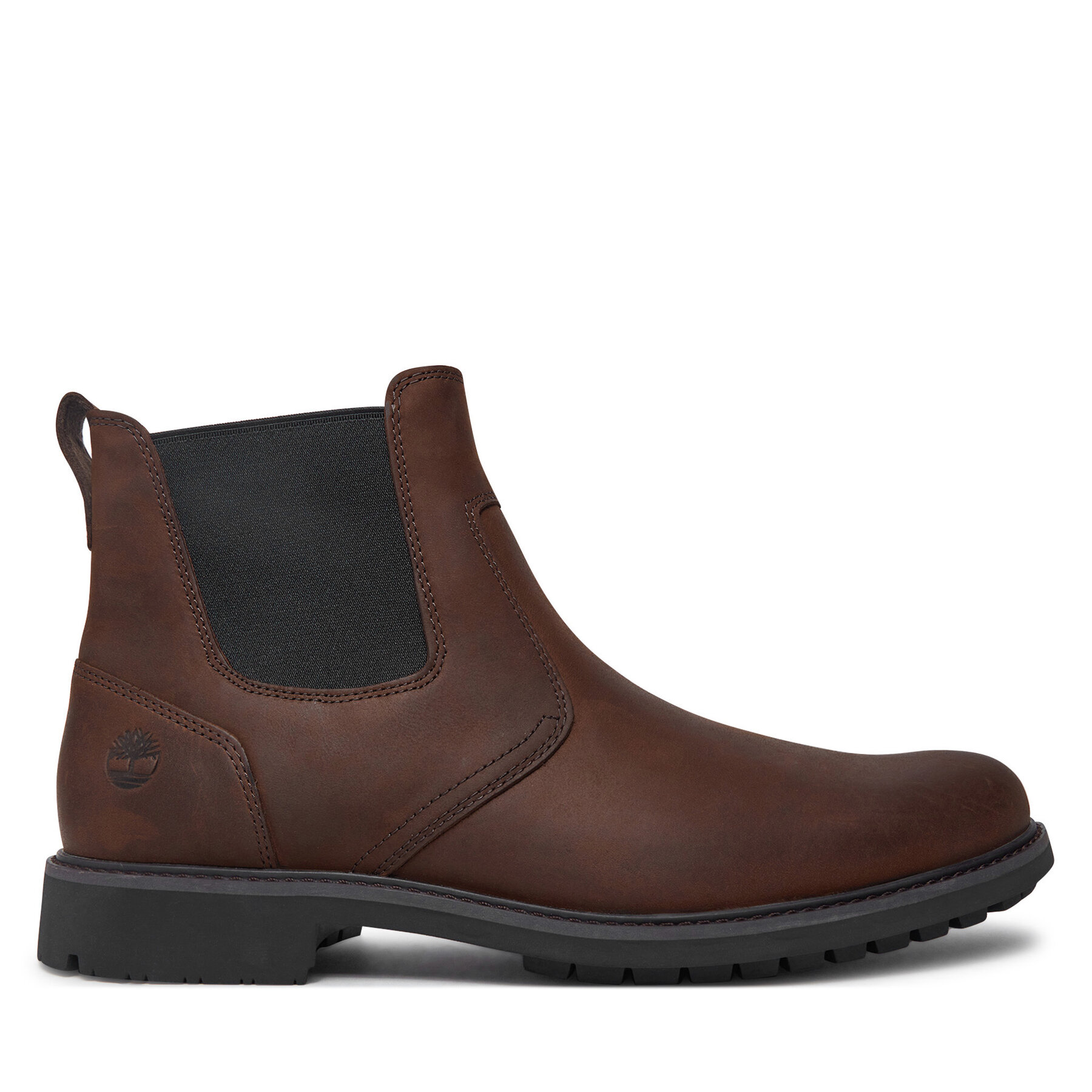 Kotníková obuv s elastickým prvkem Timberland Stormbucks TB05552R2421 Hnědá