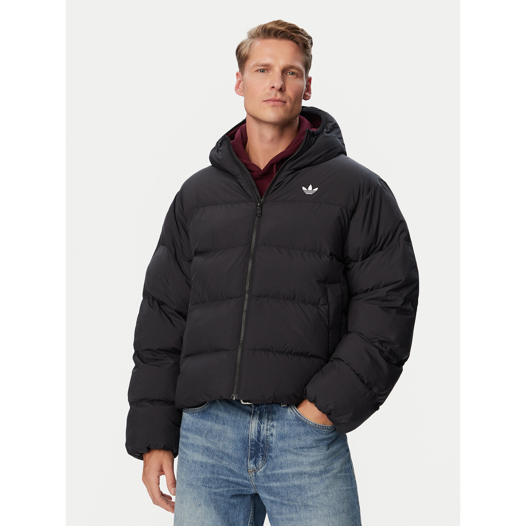 adidas Winterjacke KR7199 Schwarz Regular Fit