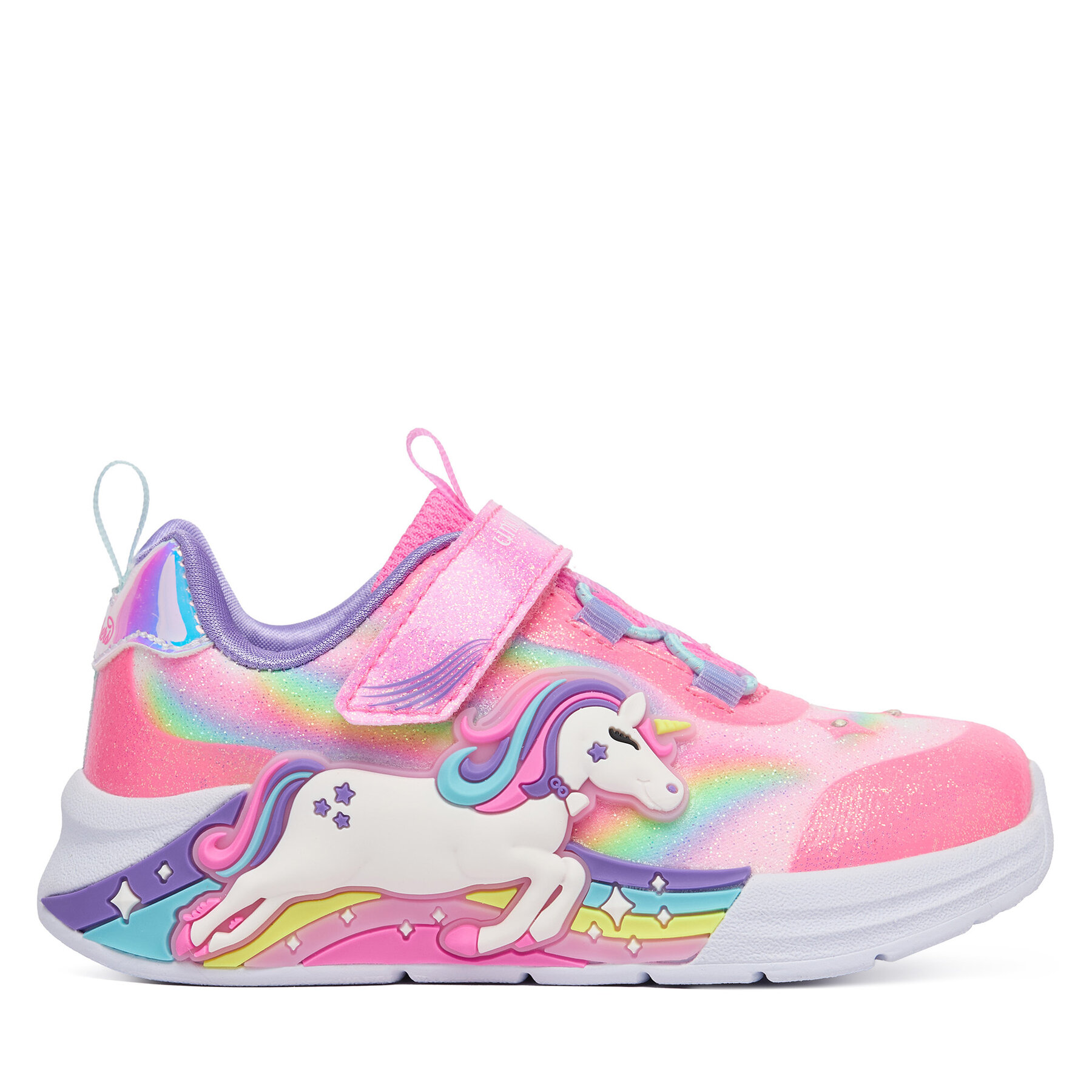 Tenisice Skechers S-Lights - Unicorn Chaser 302298N/PKMT Ružičasta